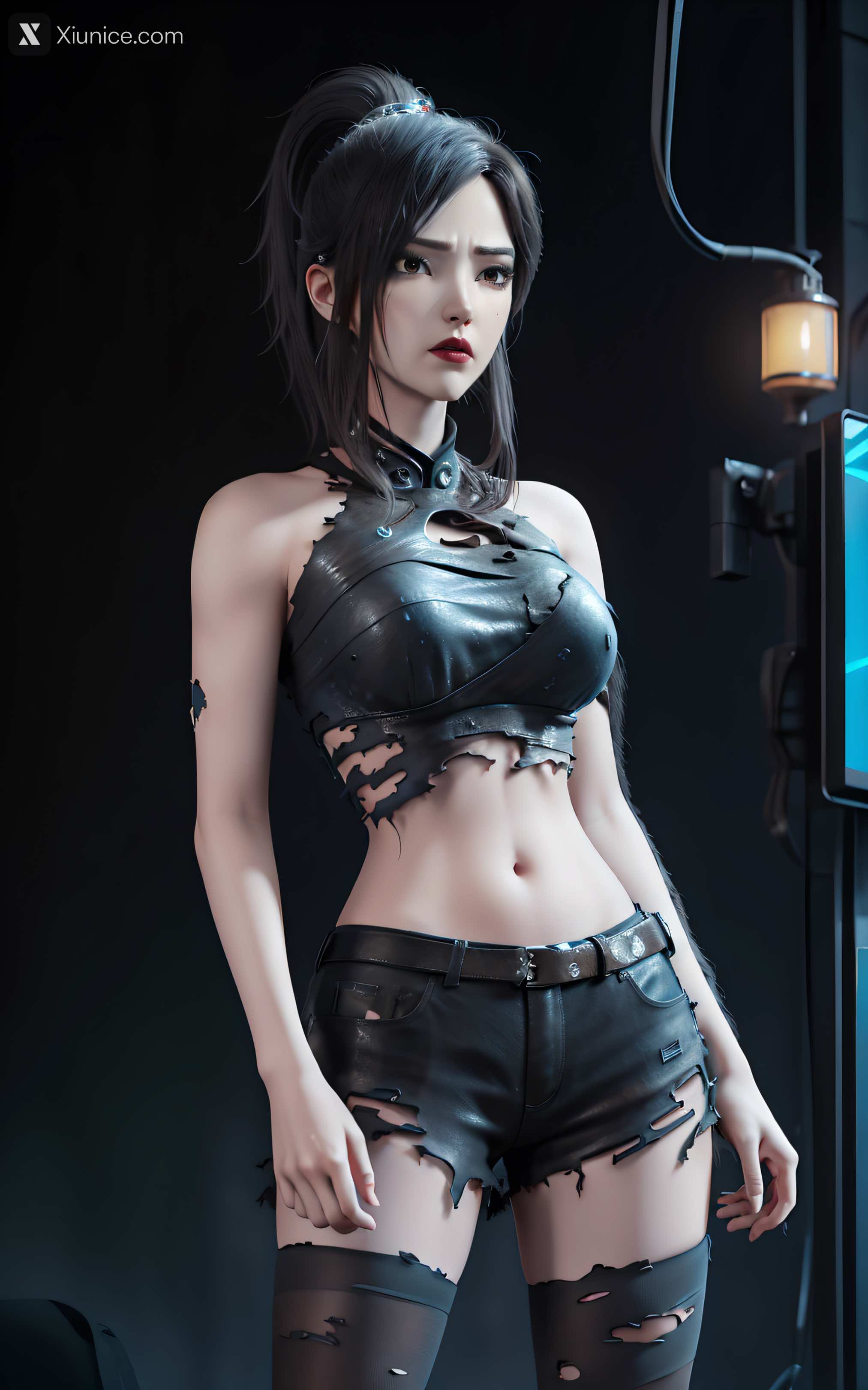 AI Girl Xiunice.com 白蛇 小青 小青 内衣 16