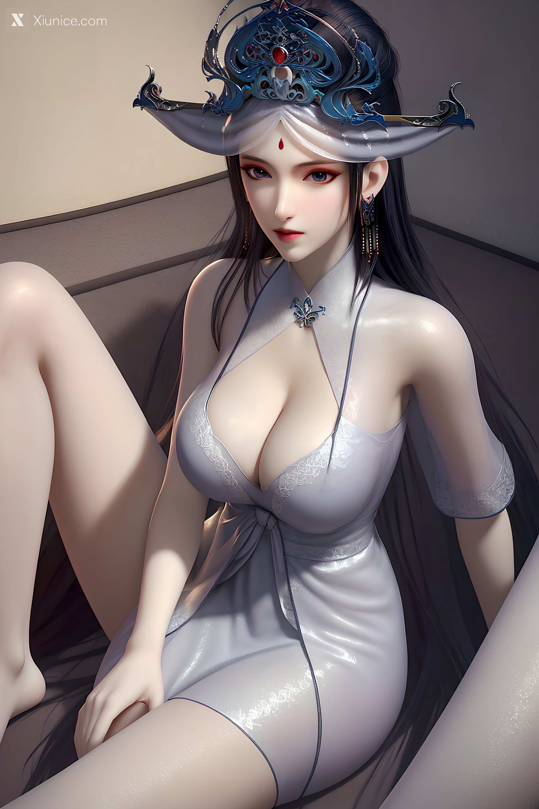 AI Girl Xiunice.com 暗河传 慕雪薇 慕雨墨 慕雪薇 清凉写真 34