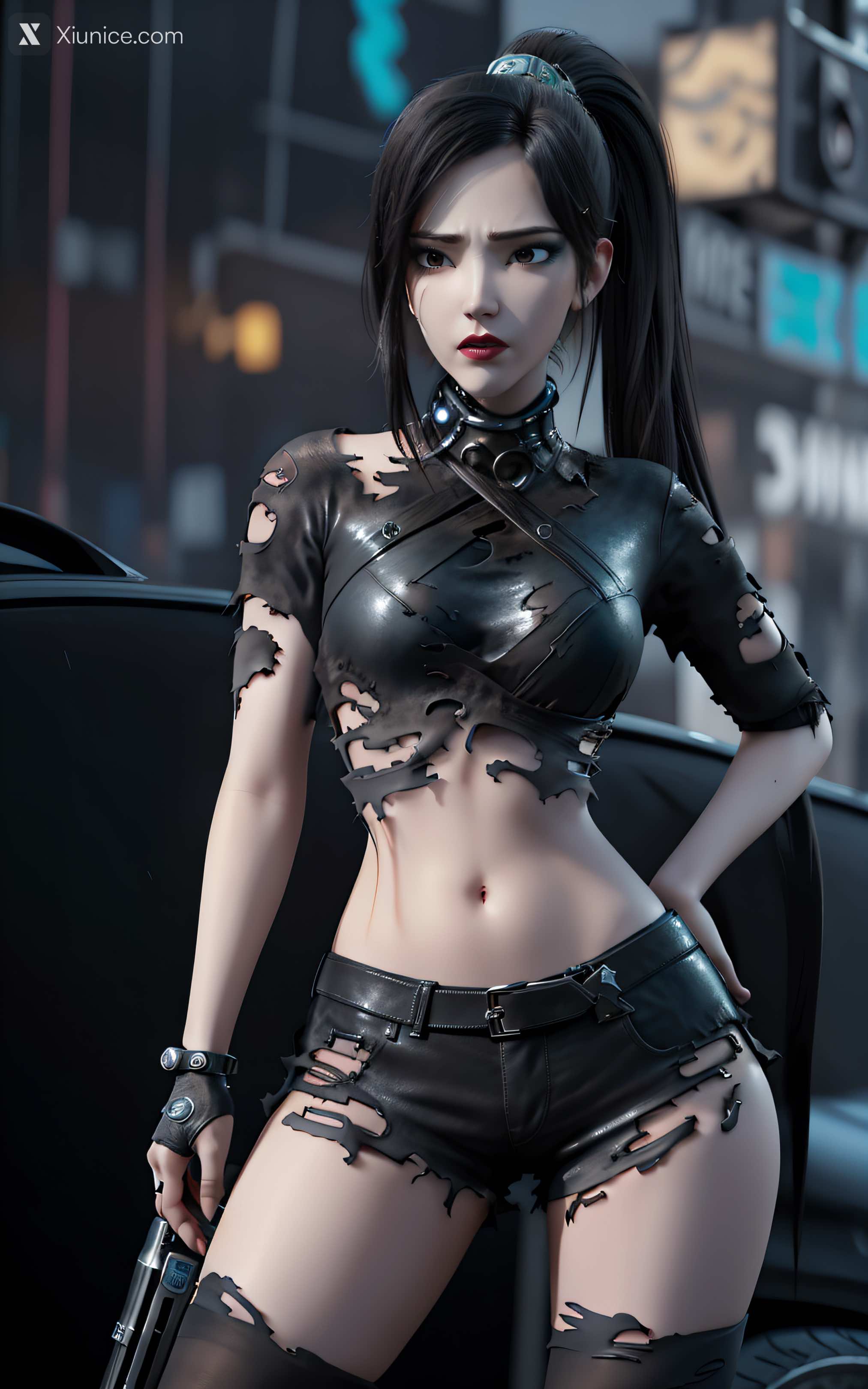 AI Girl Xiunice.com 白蛇 小青 小青 内衣 13