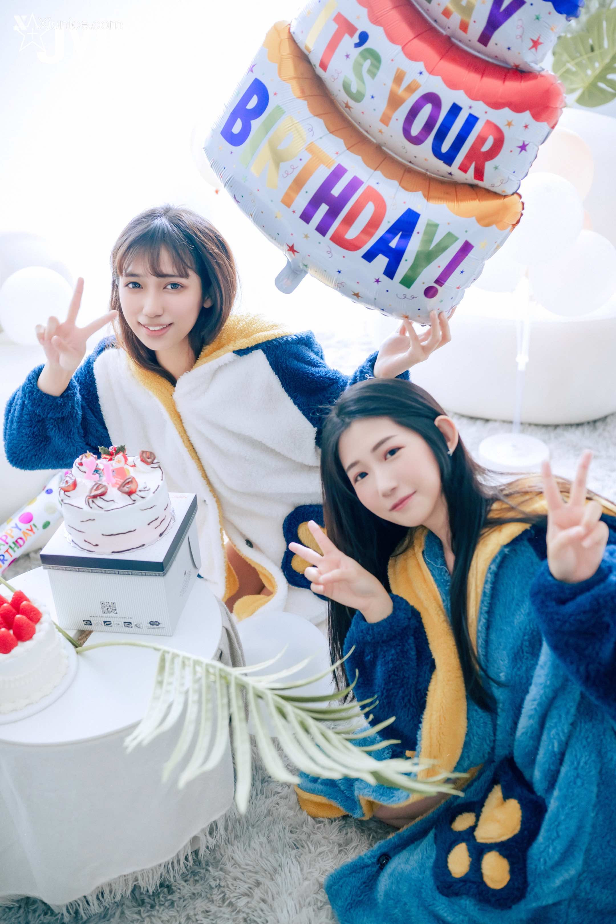 JVID 井野奈 & 肉包 X 色慾融合の閨蜜慶生派對 147
