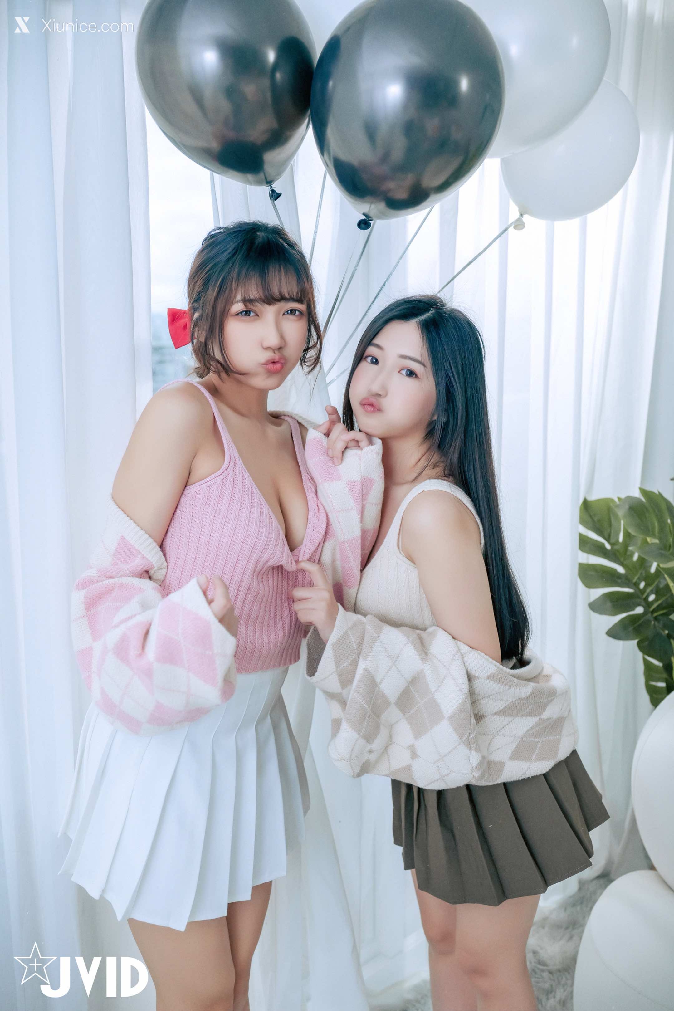 JVID 井野奈 & 肉包 X 色慾融合の閨蜜慶生派對 47