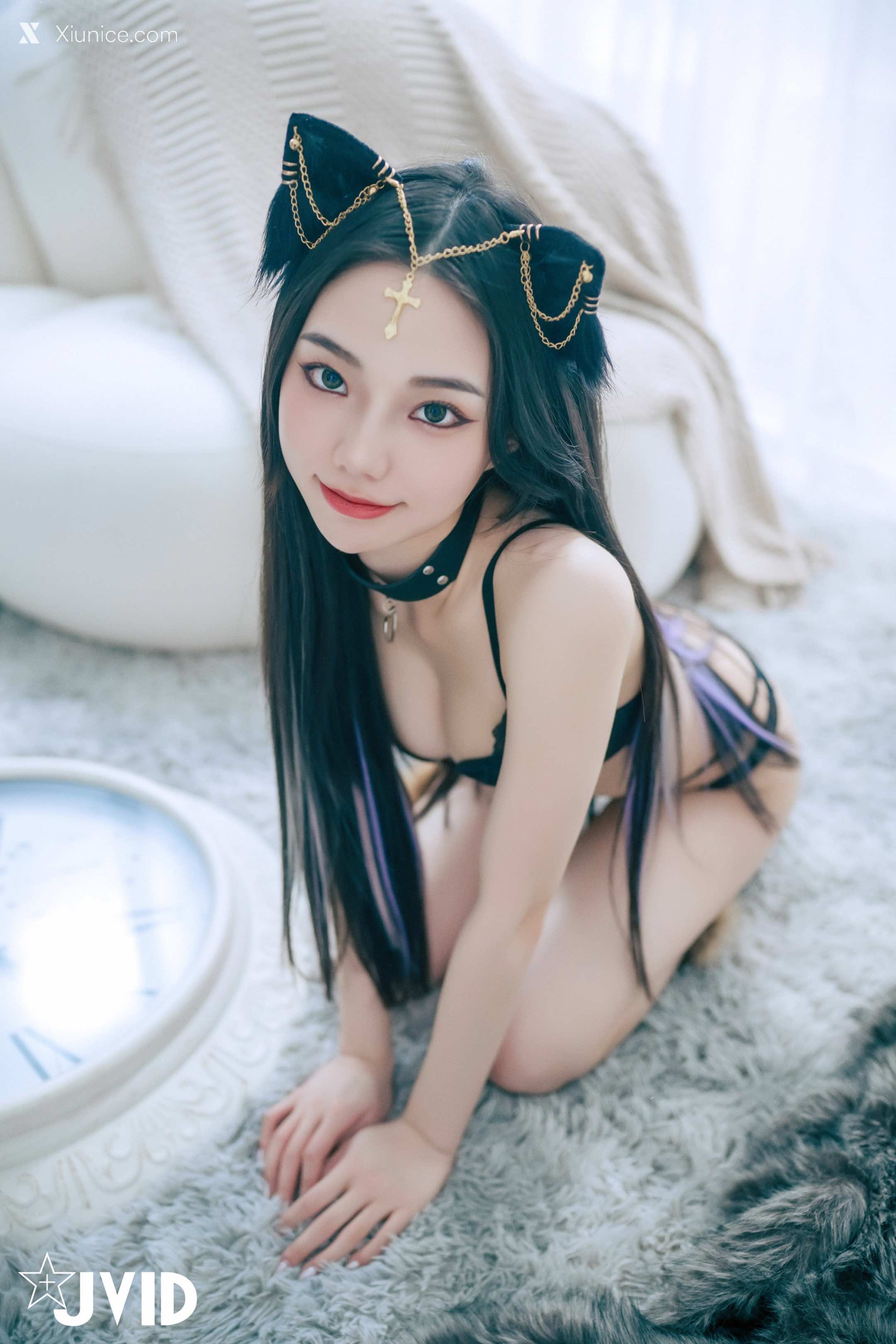 JVID 啾啾 牛奶成功收編冶豔的黑貓娘 192