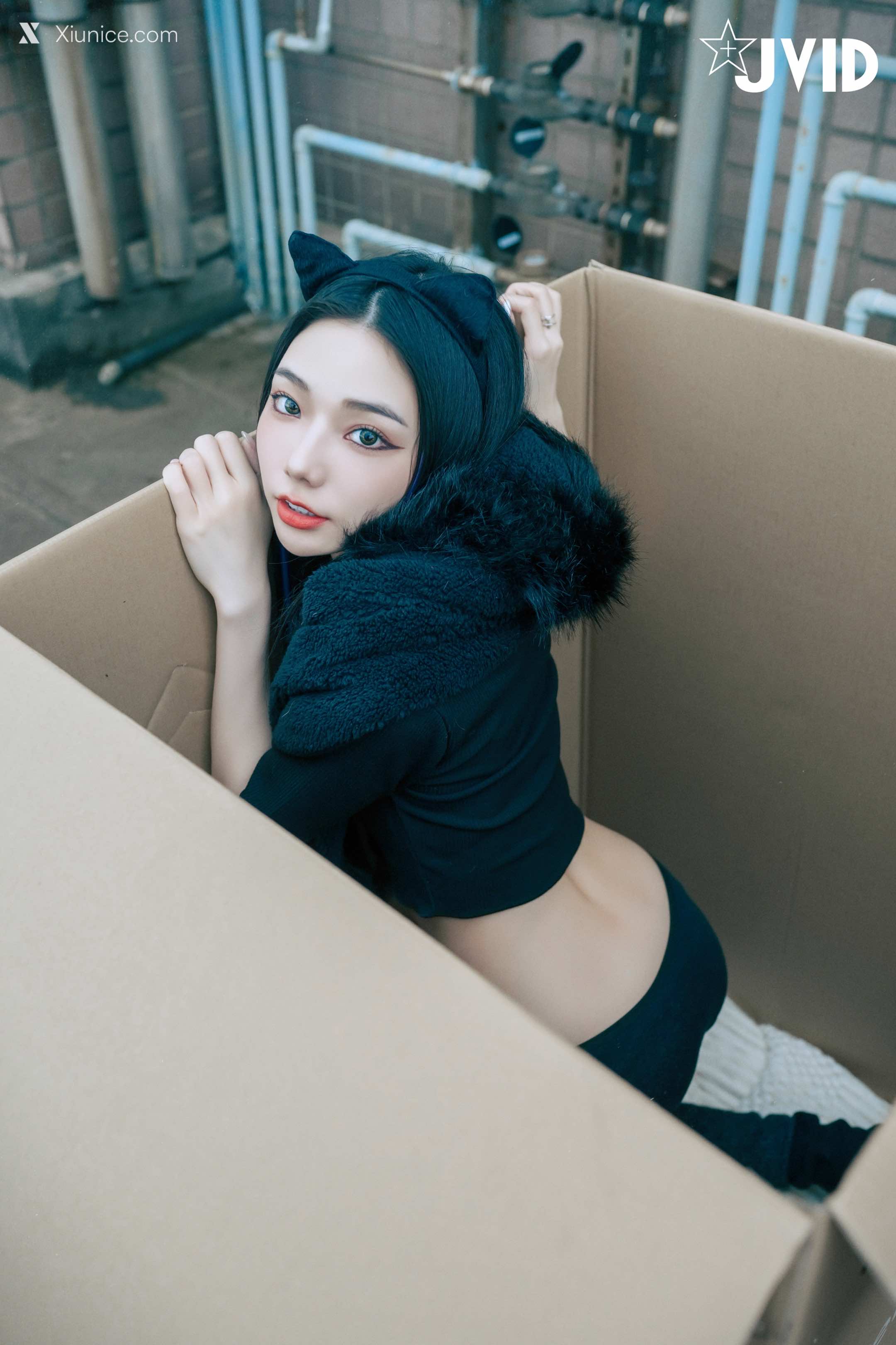 JVID 啾啾 牛奶成功收編冶豔的黑貓娘 56