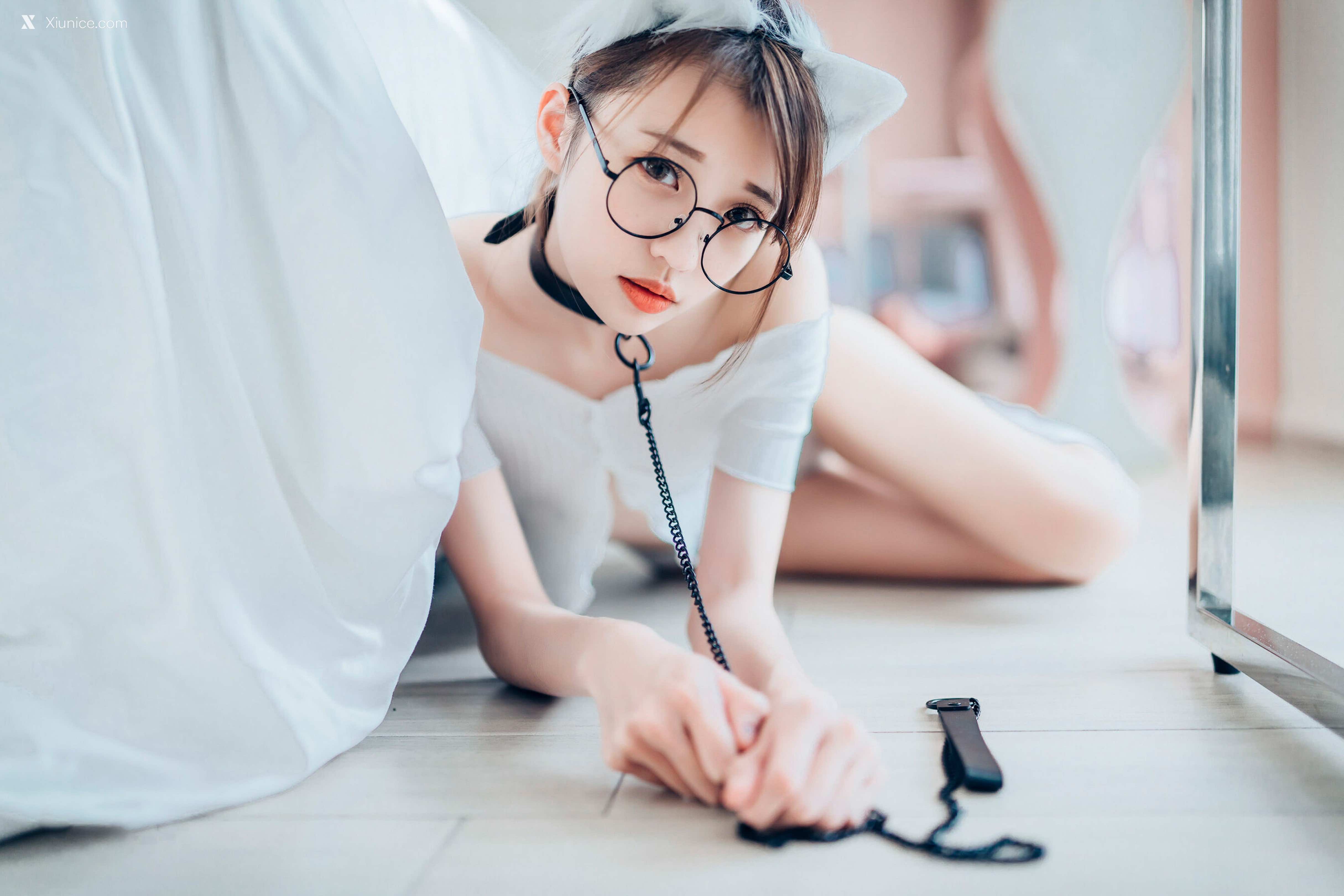 JVID 妍妍 Angel 女孩在trasmart制服與眼鏡 112