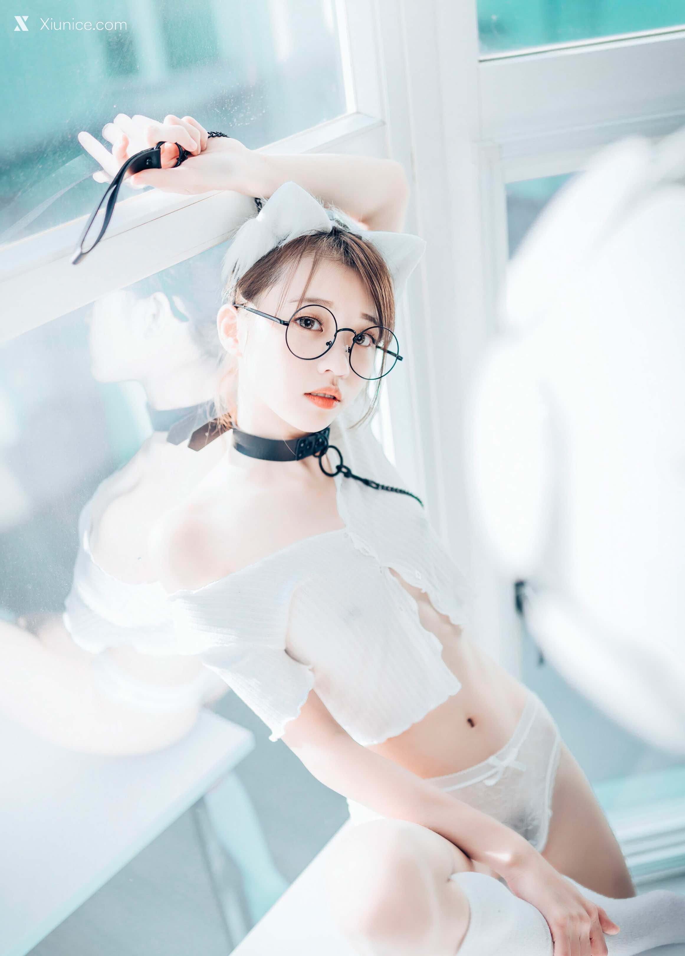 JVID 妍妍 Angel 女孩在trasmart制服與眼鏡 93