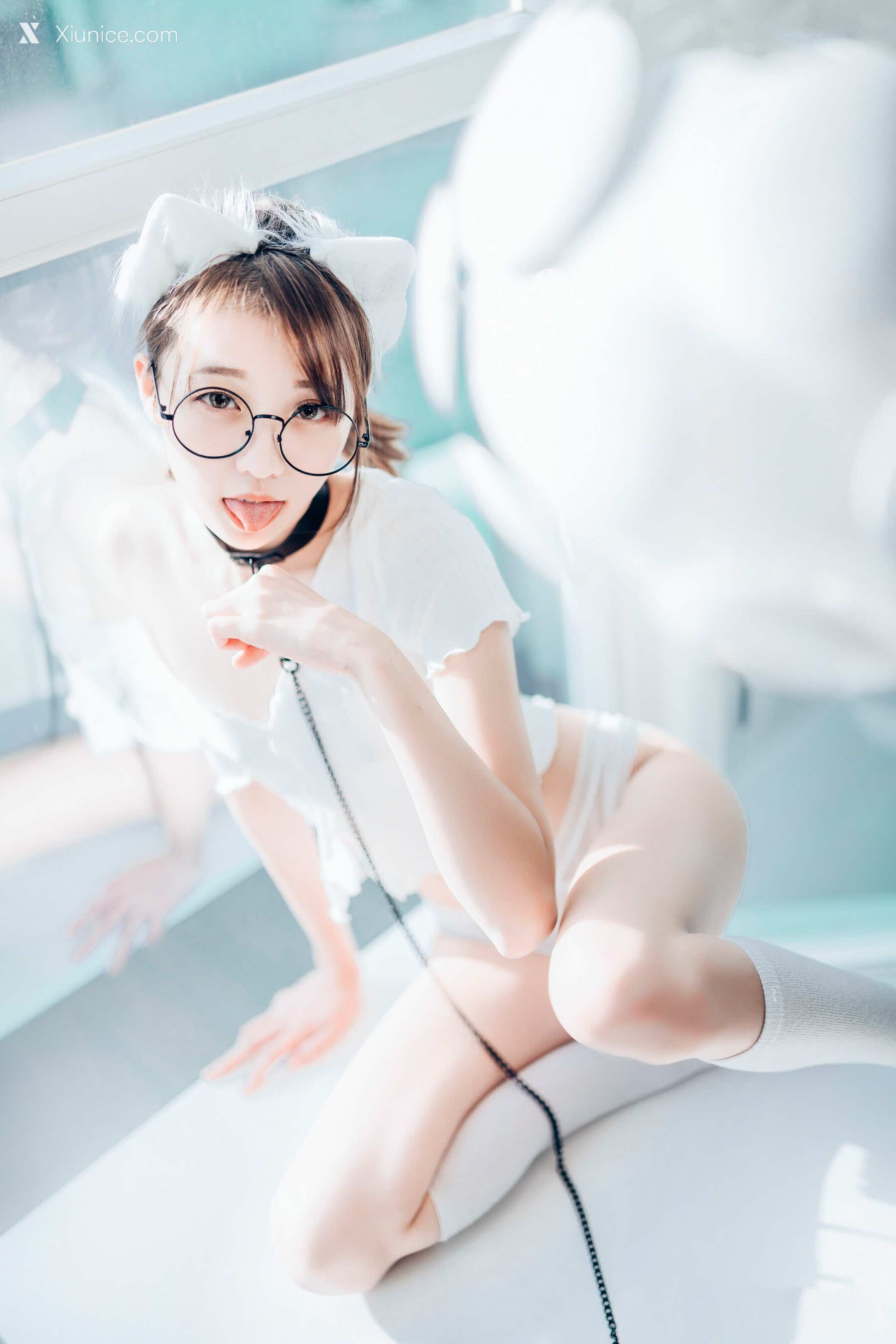 JVID 妍妍 Angel 女孩在trasmart制服與眼鏡 94