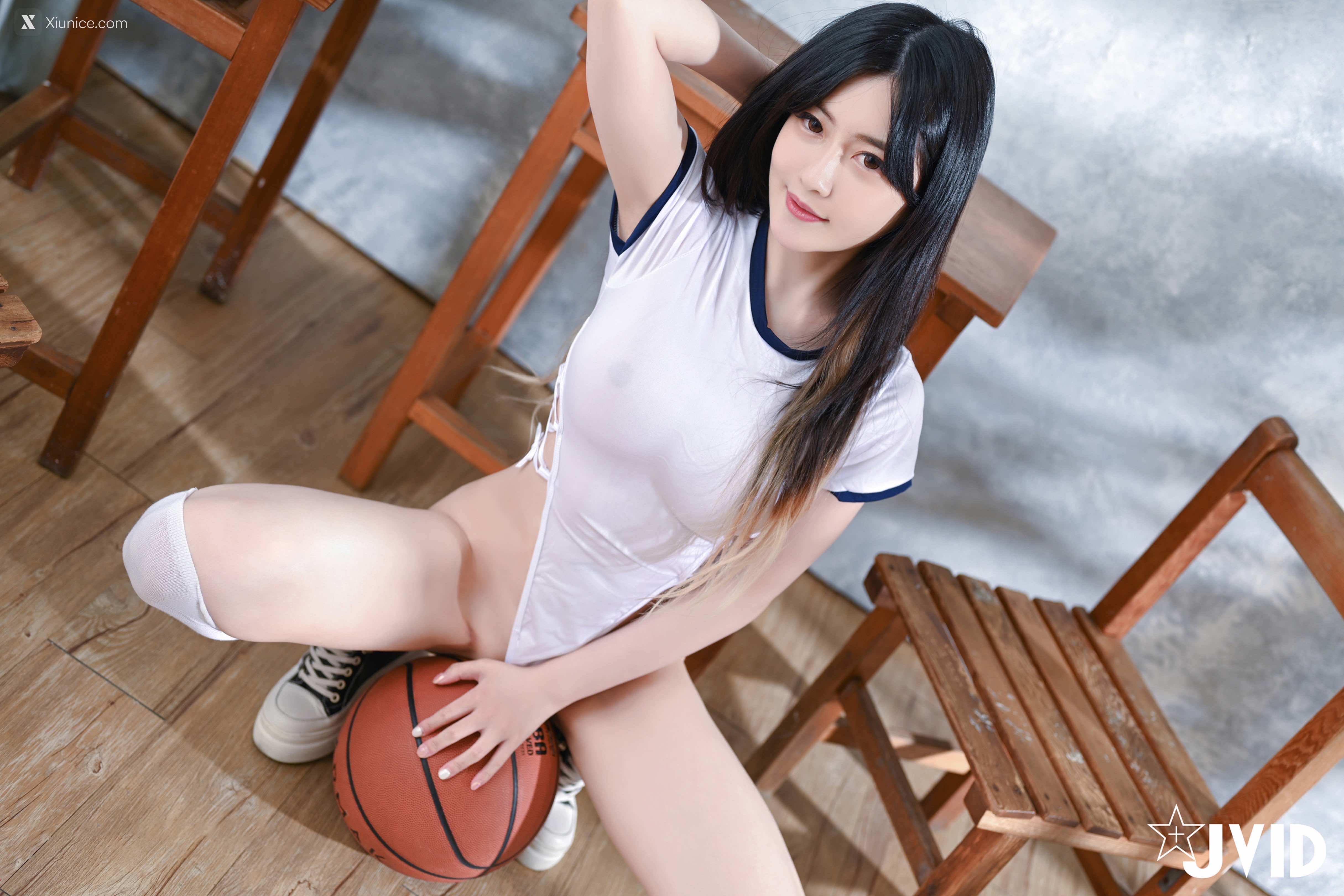 JVID 璃奈酱 学妹全裸课堂 9