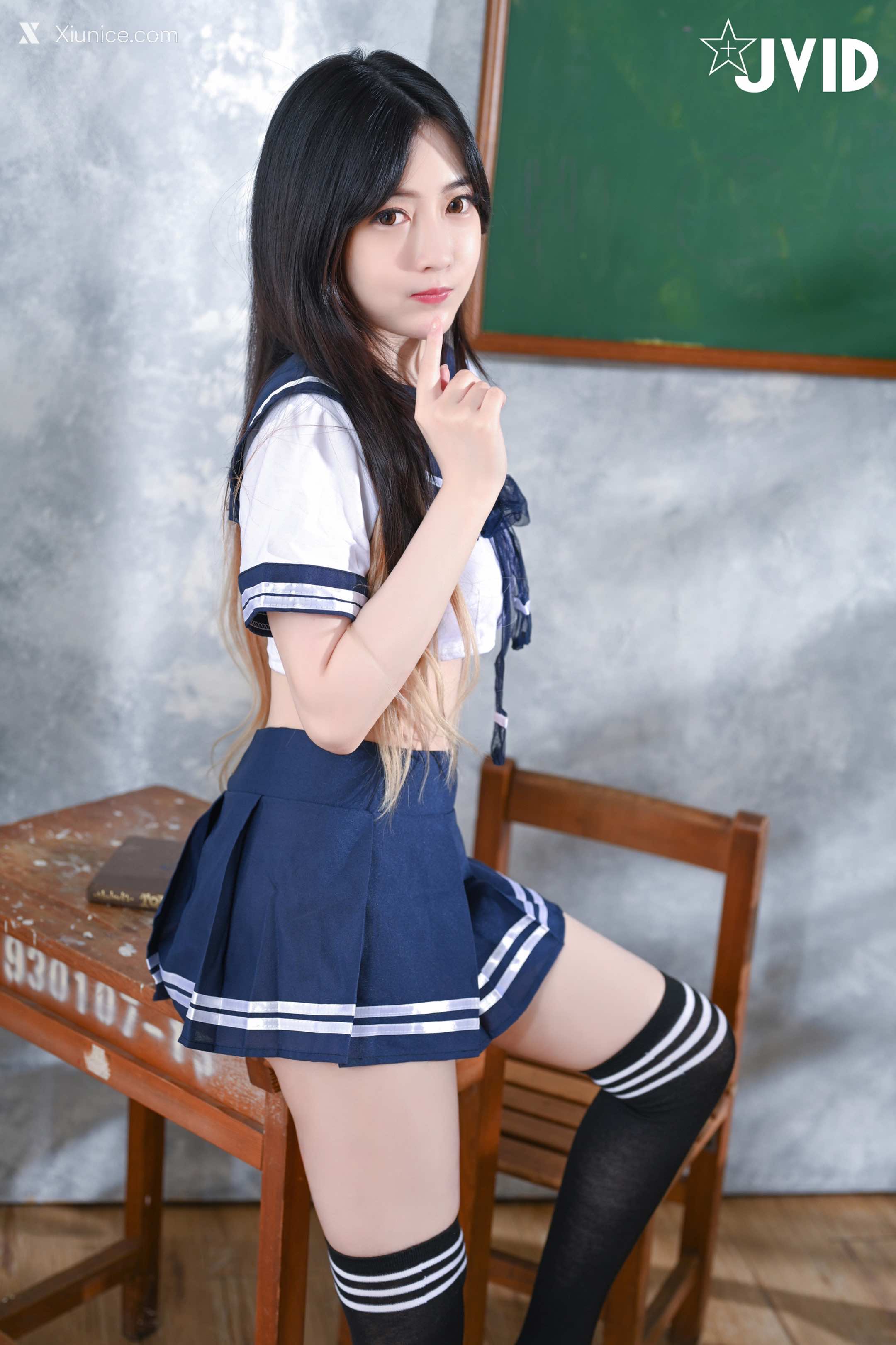 JVID 璃奈酱 学妹全裸课堂 91