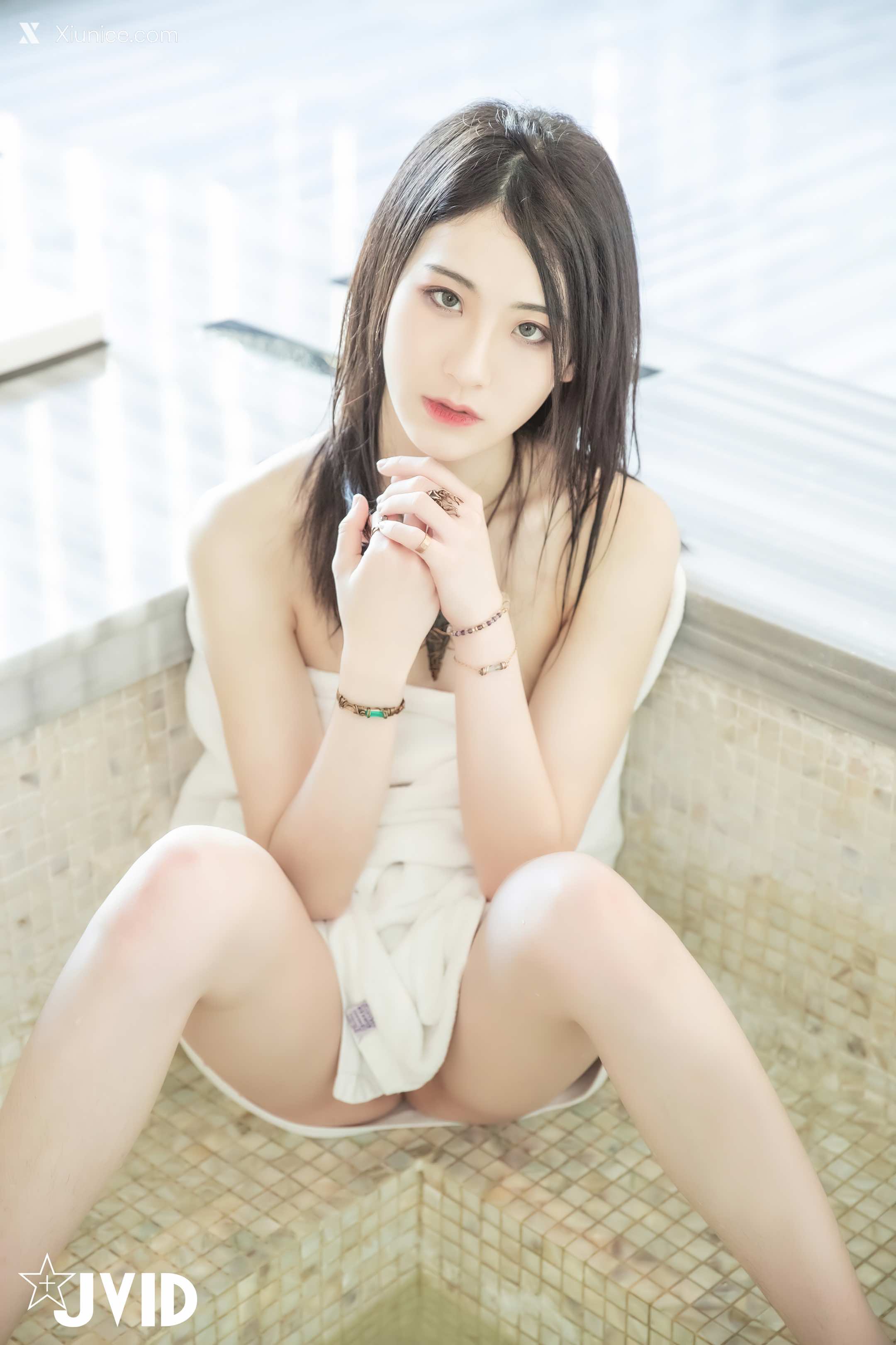 JVID 阿黎 高颜值女神湿身淋浴 17