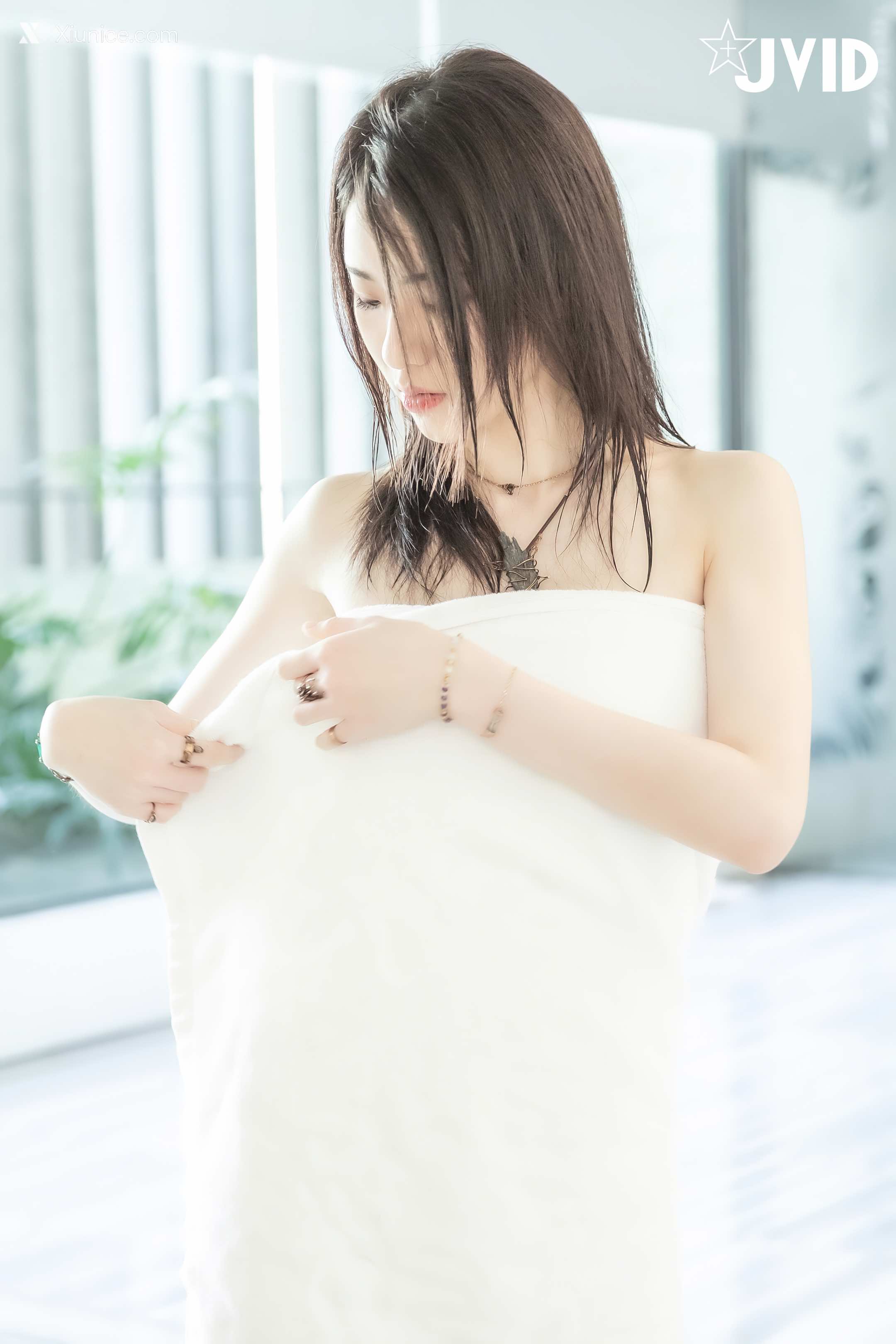 JVID 阿黎 高颜值女神湿身淋浴 49