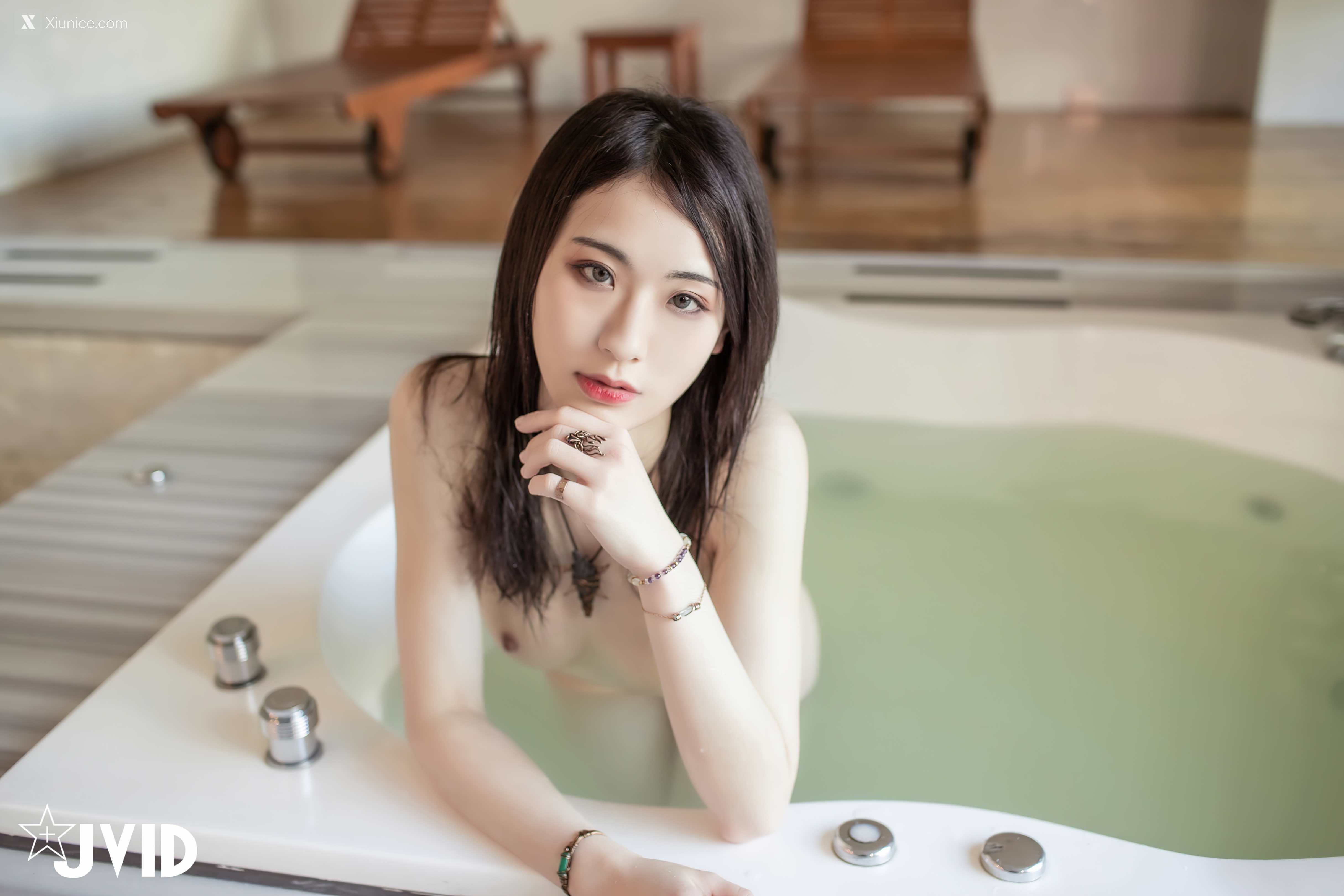 JVID 阿黎 高颜值女神湿身淋浴 71
