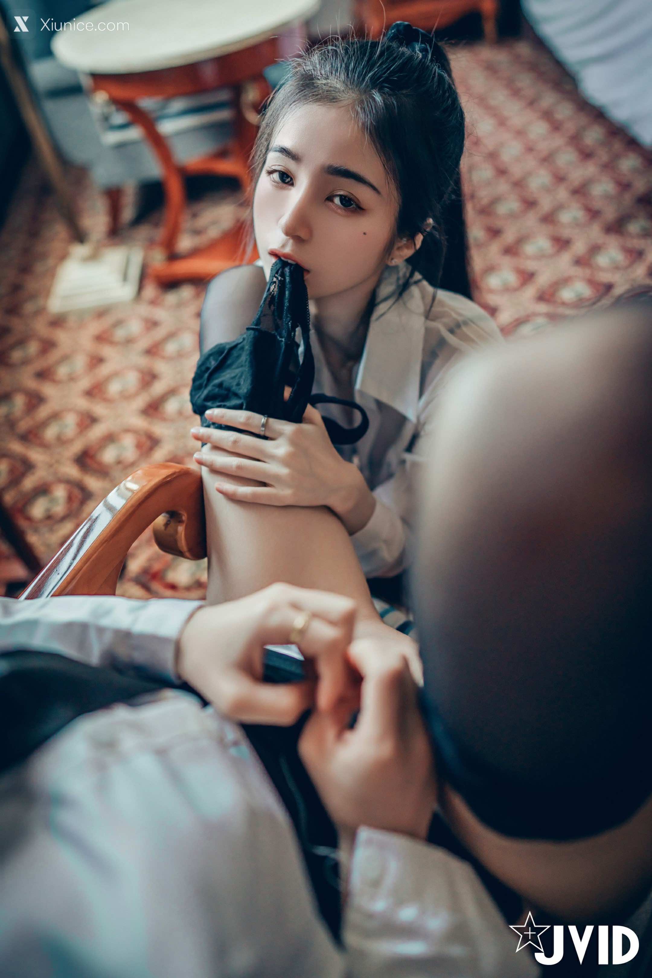 JVID 飘&辰辰 磨豆腐口交愛撫騎乘 41