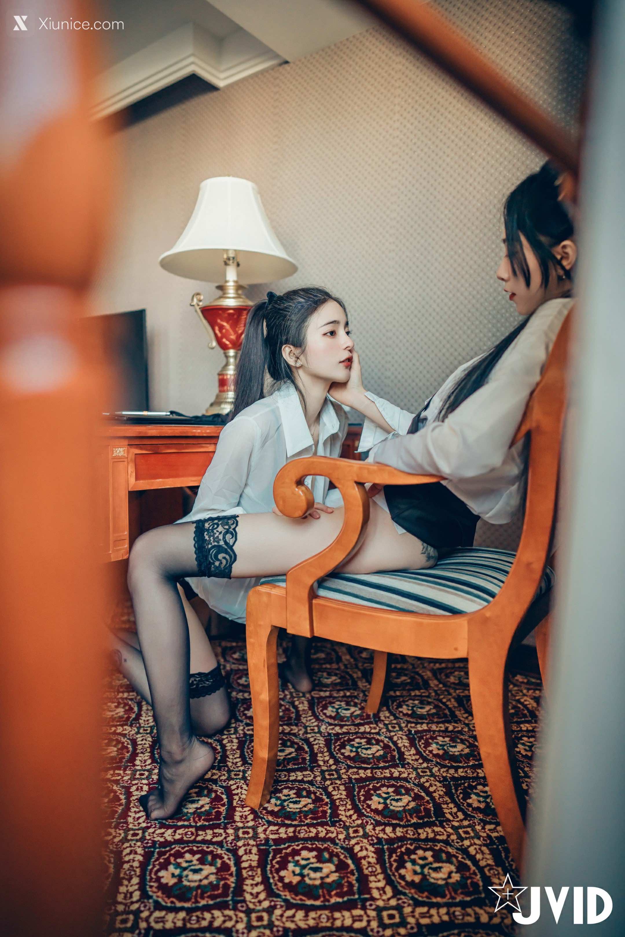 JVID 飘&辰辰 磨豆腐口交愛撫騎乘 57