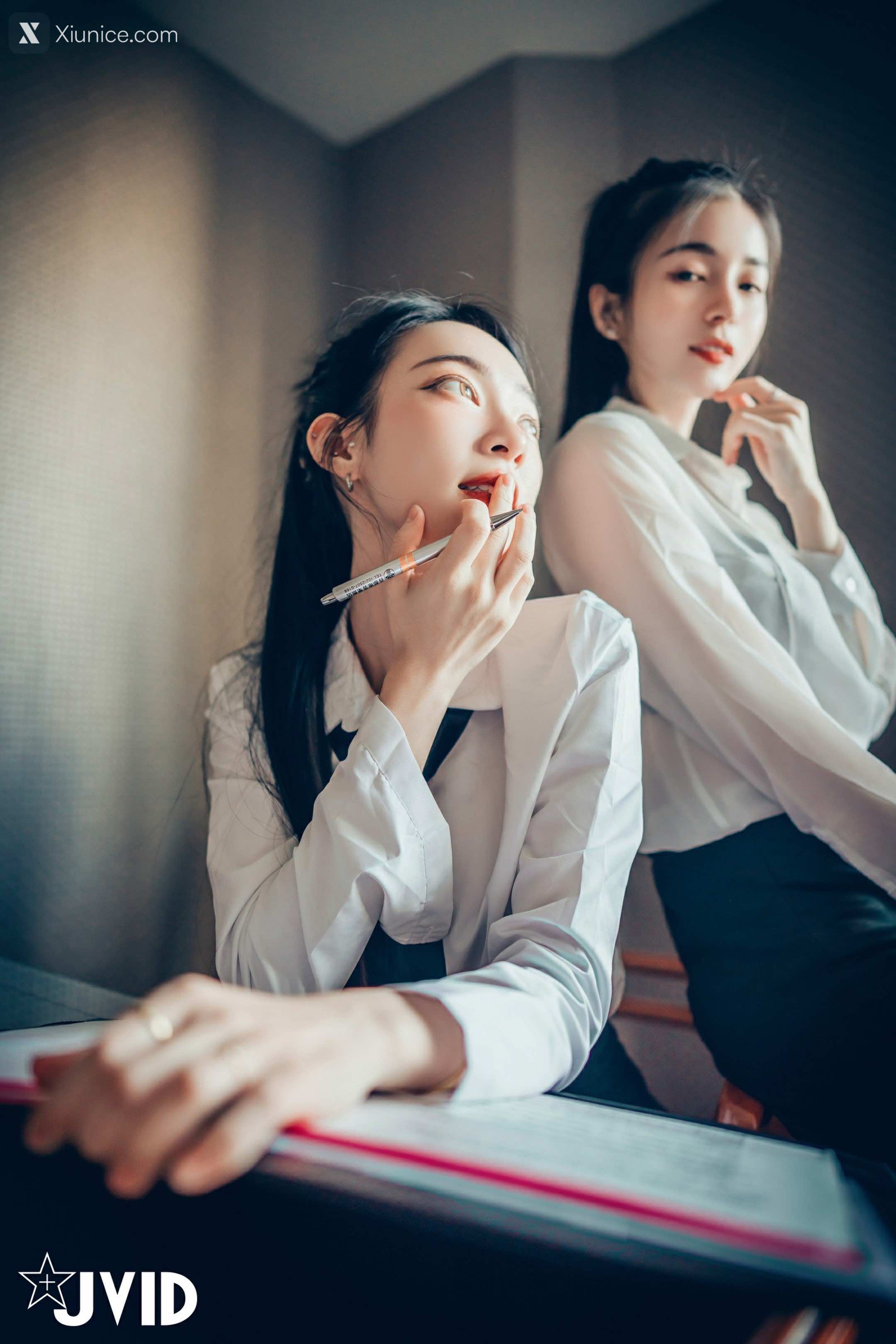 JVID 飘&辰辰 磨豆腐口交愛撫騎乘 75