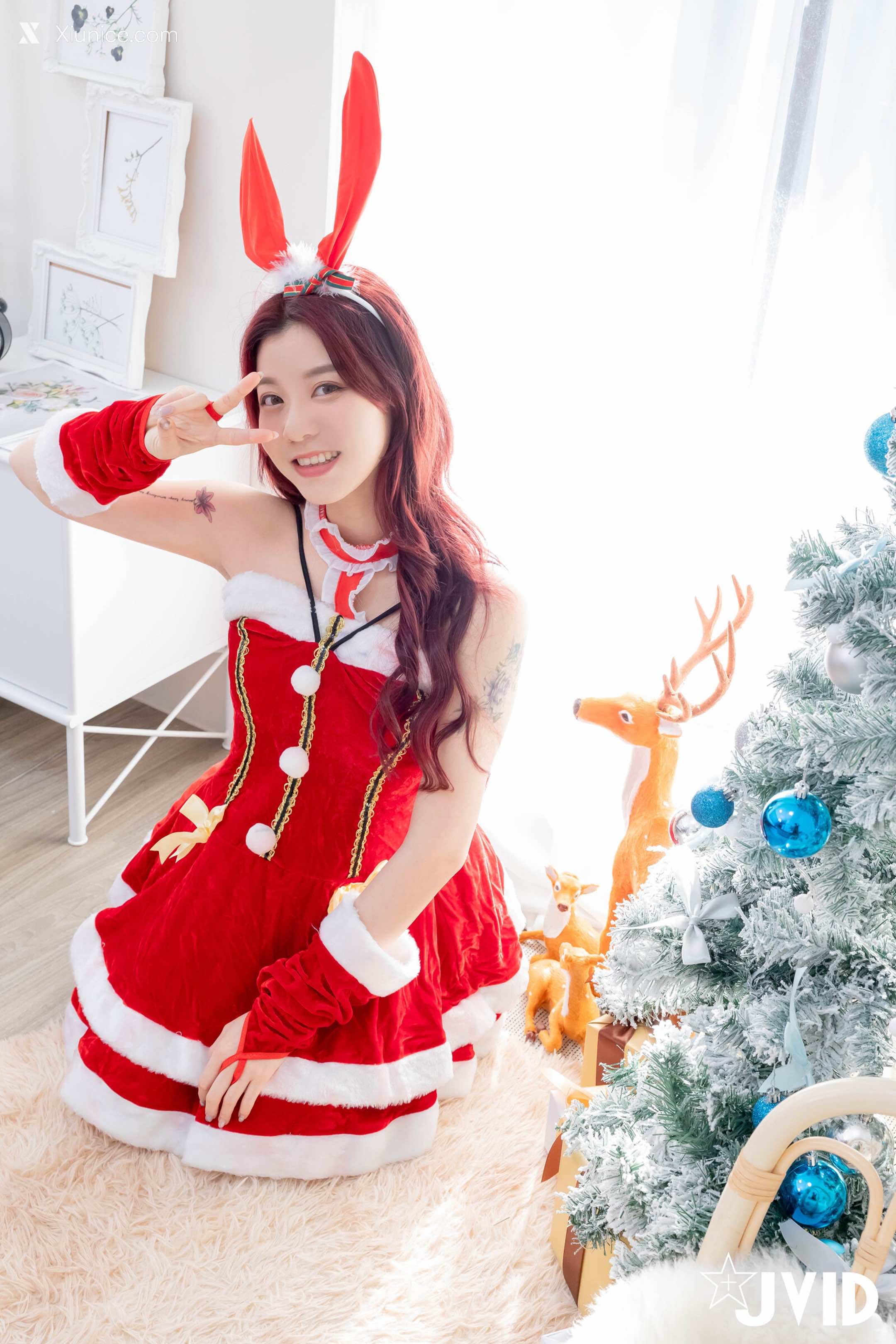 JVID Caroline 卡洛琳 聖誕性感禮 101