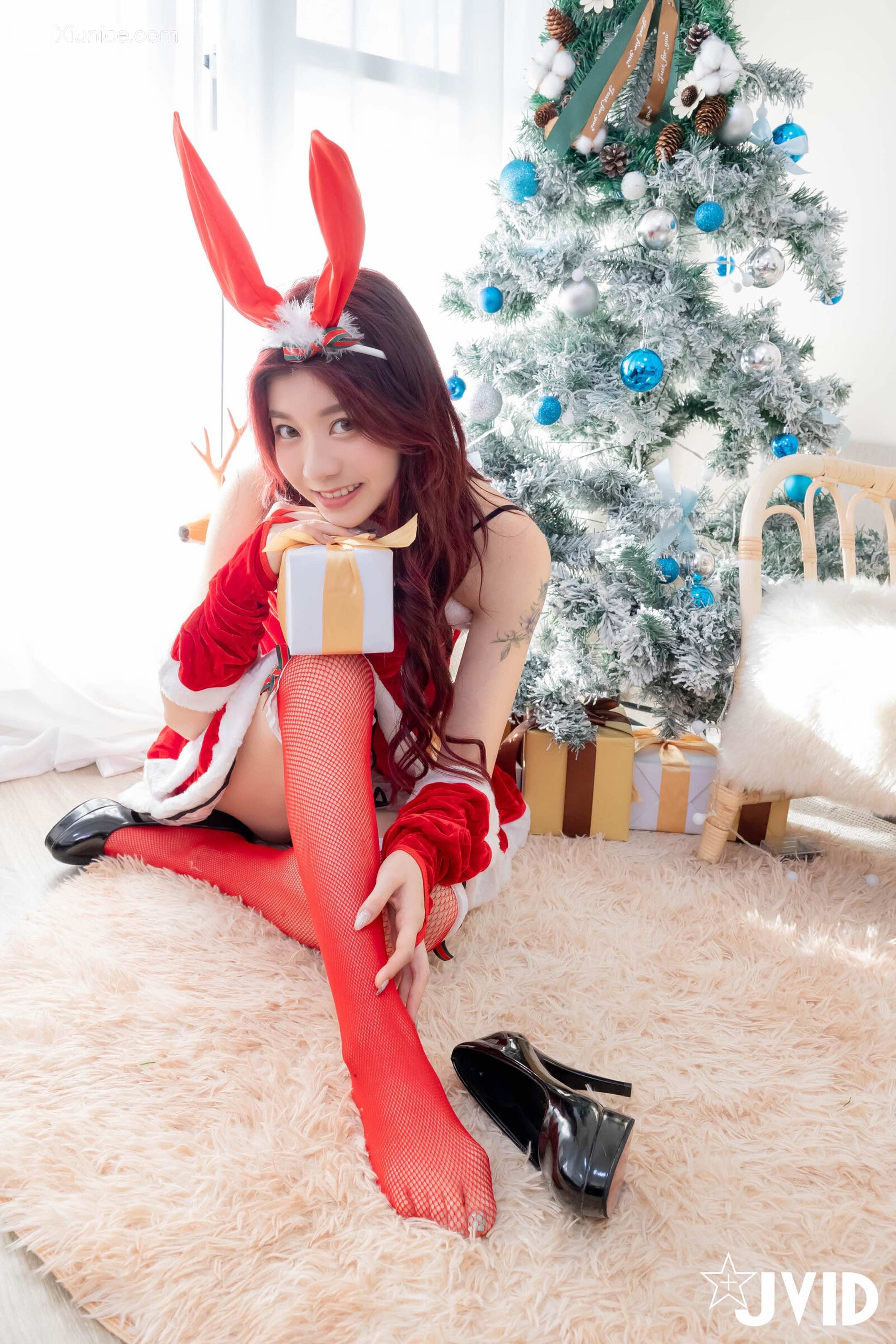 JVID Caroline 卡洛琳 聖誕性感禮 45
