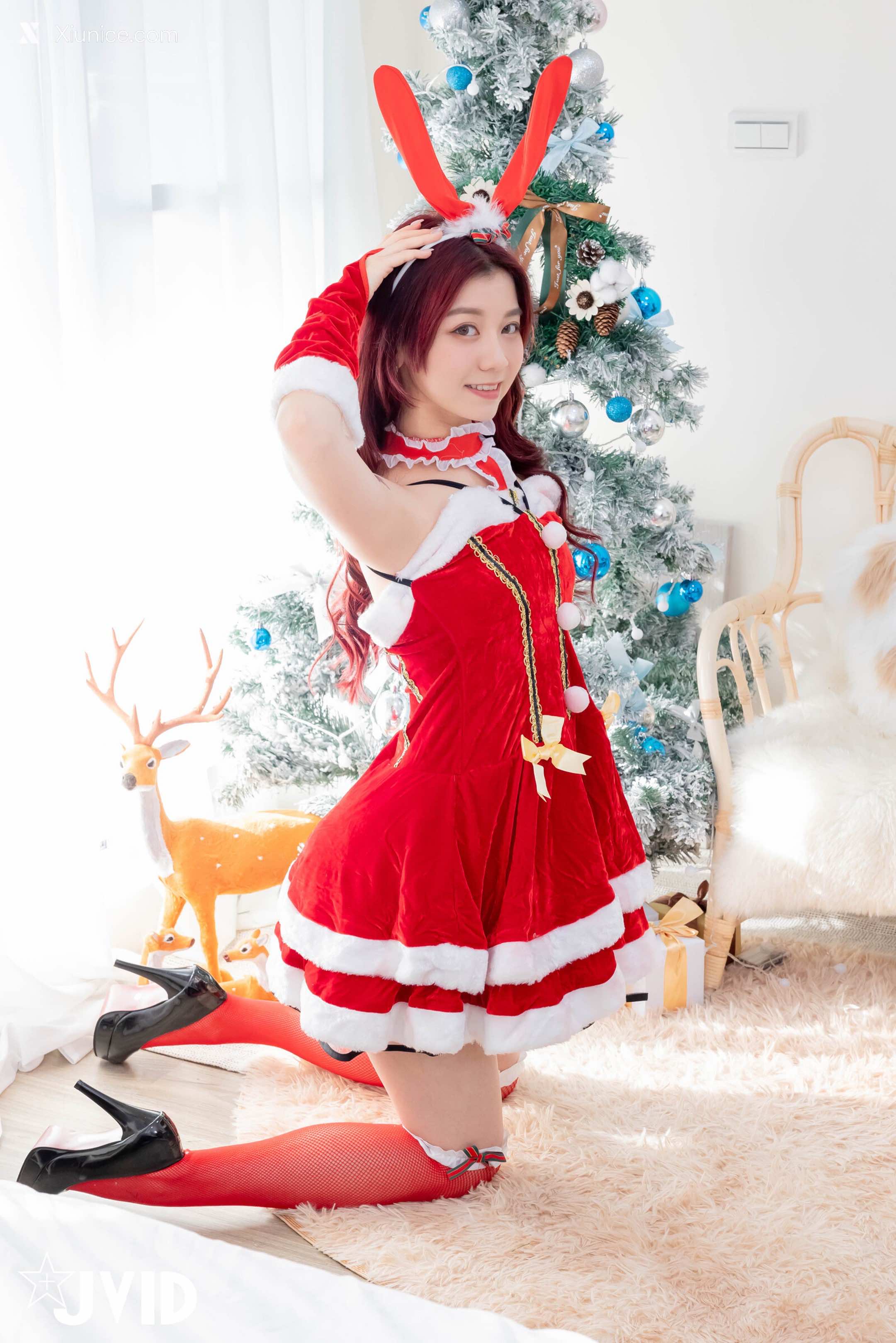 JVID Caroline 卡洛琳 聖誕性感禮 48