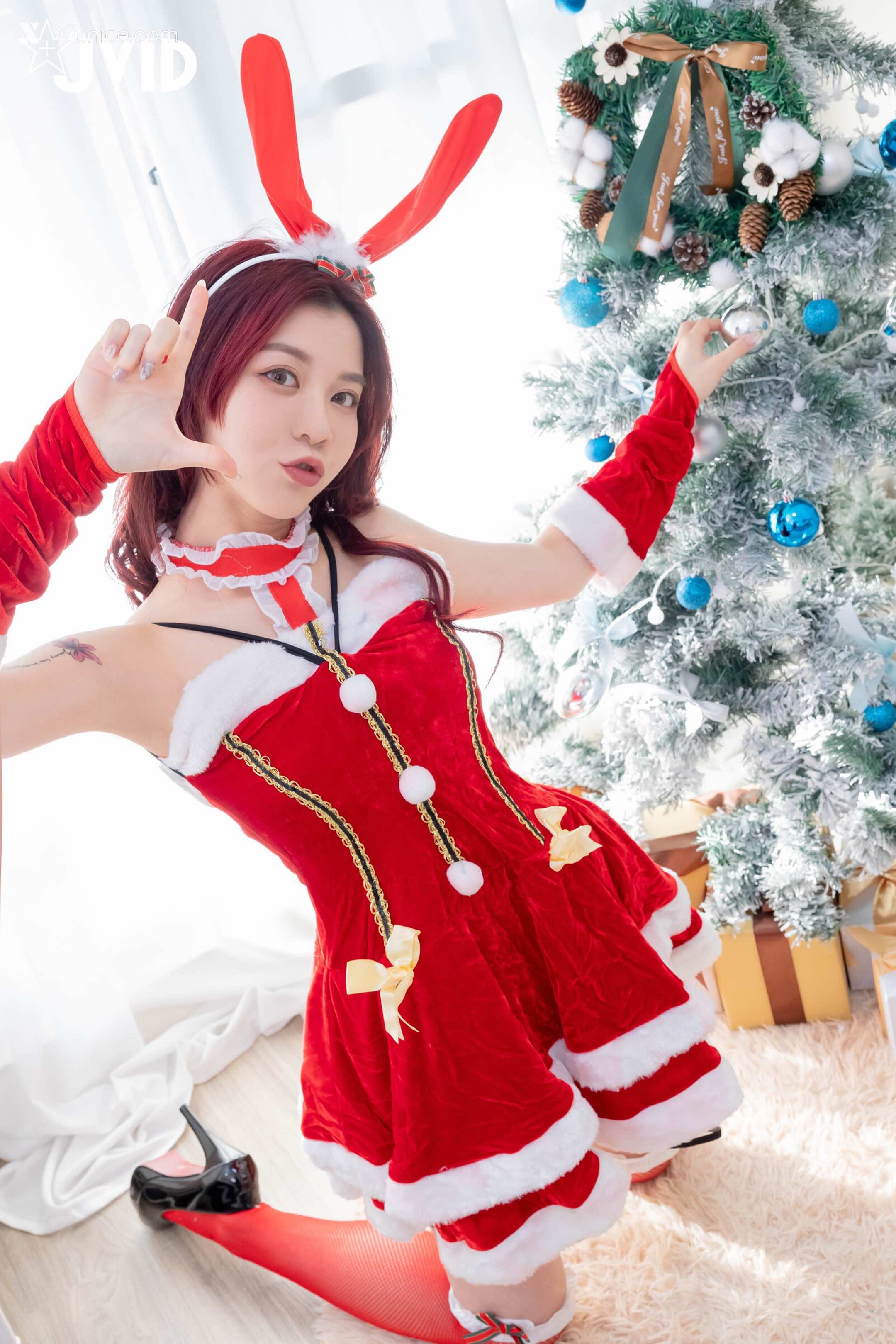 JVID Caroline 卡洛琳 聖誕性感禮 56
