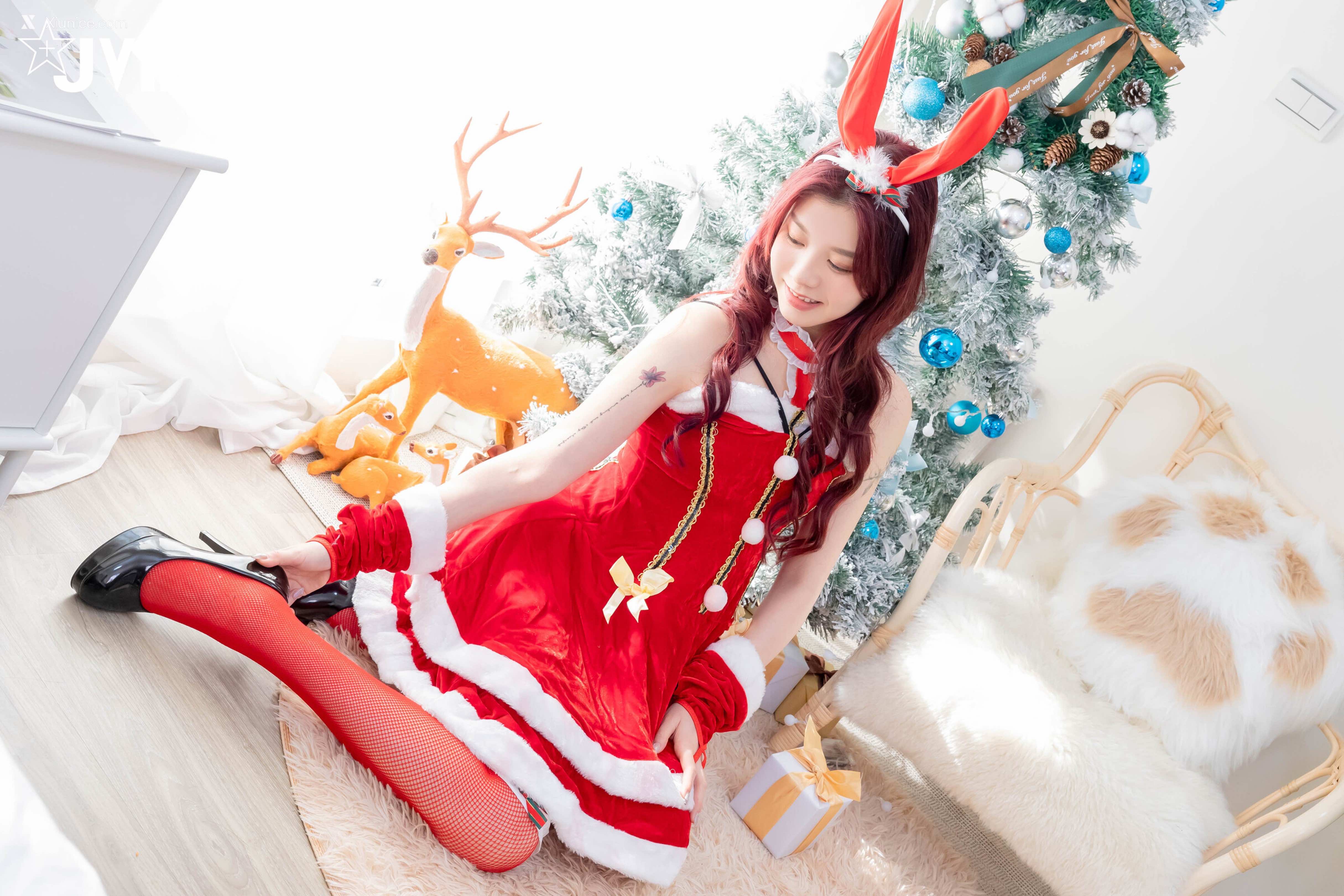 JVID Caroline 卡洛琳 聖誕性感禮 59