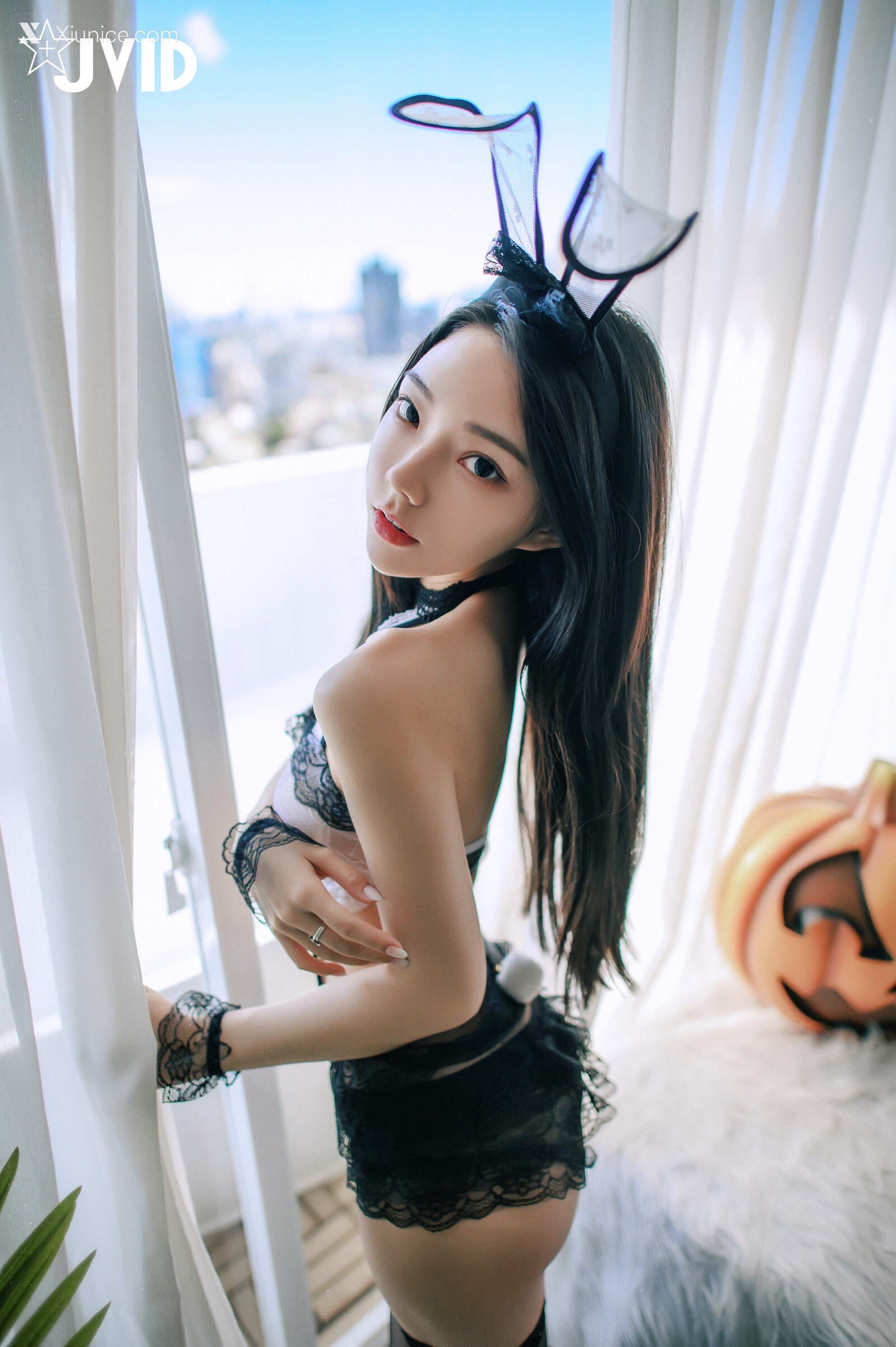 JVID Xiunice.com 啾啾 学妹化身恶魔兔兔 13