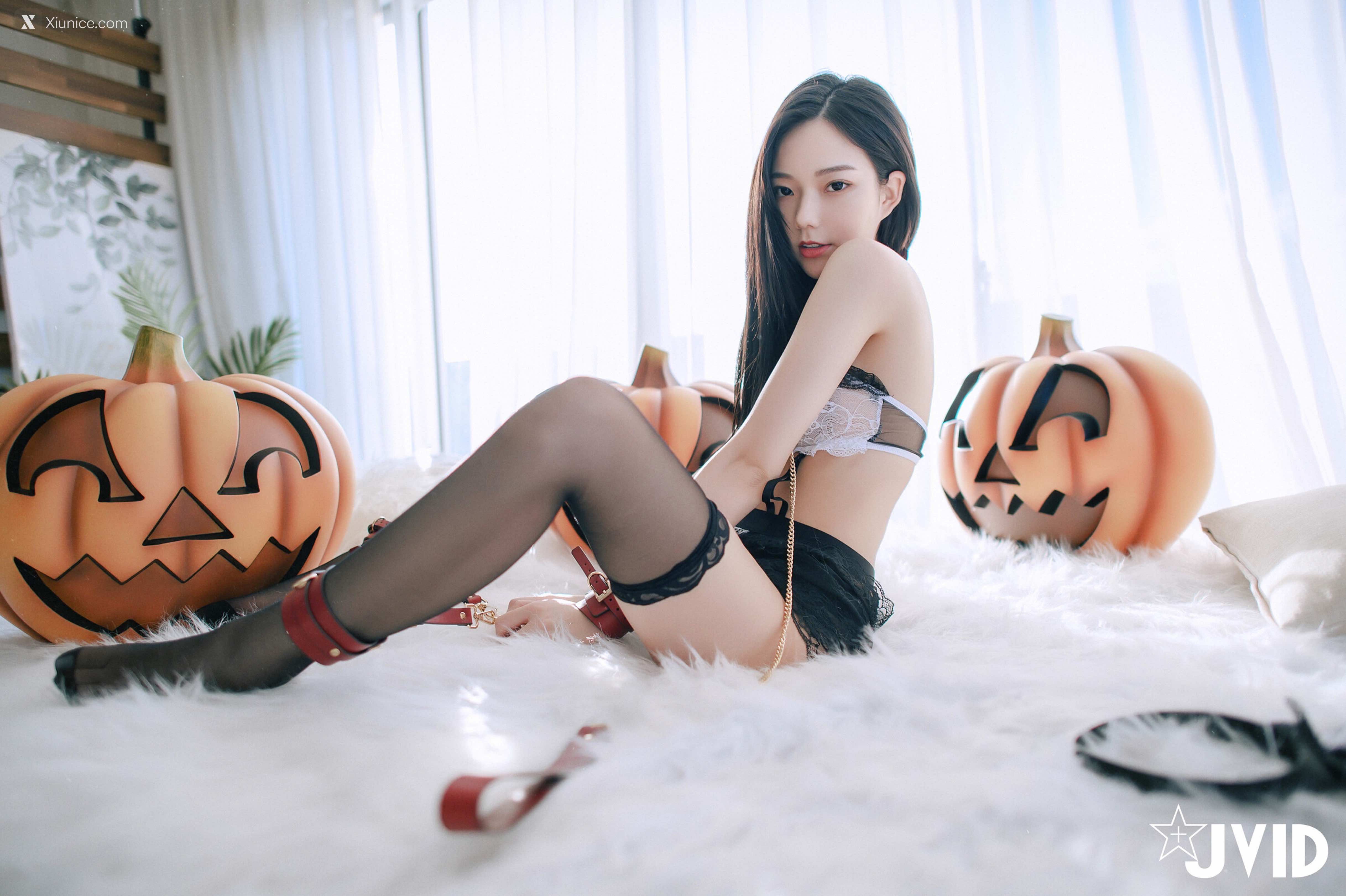 JVID Xiunice.com 啾啾 学妹化身恶魔兔兔 34