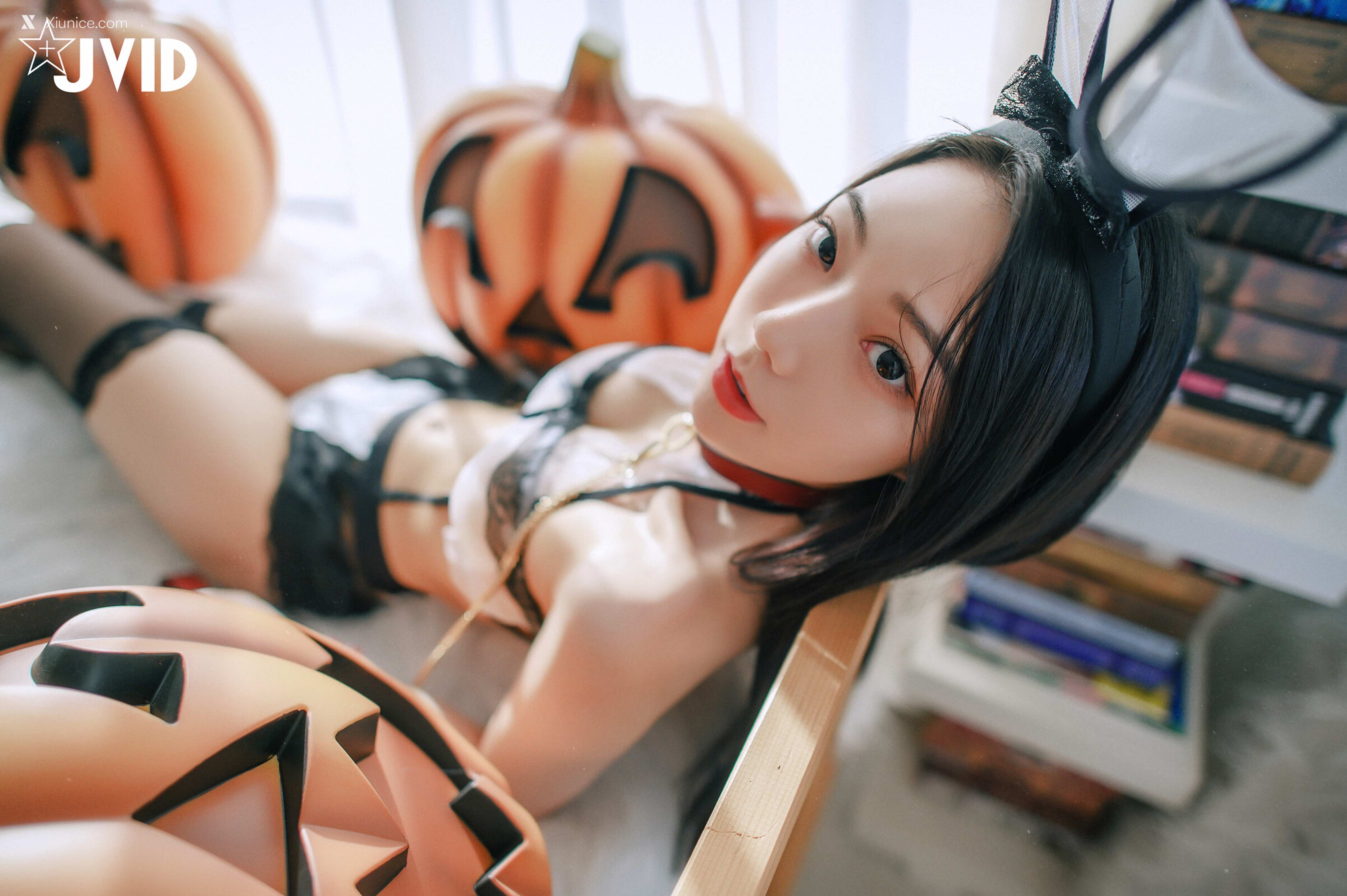 JVID Xiunice.com 啾啾 学妹化身恶魔兔兔 39