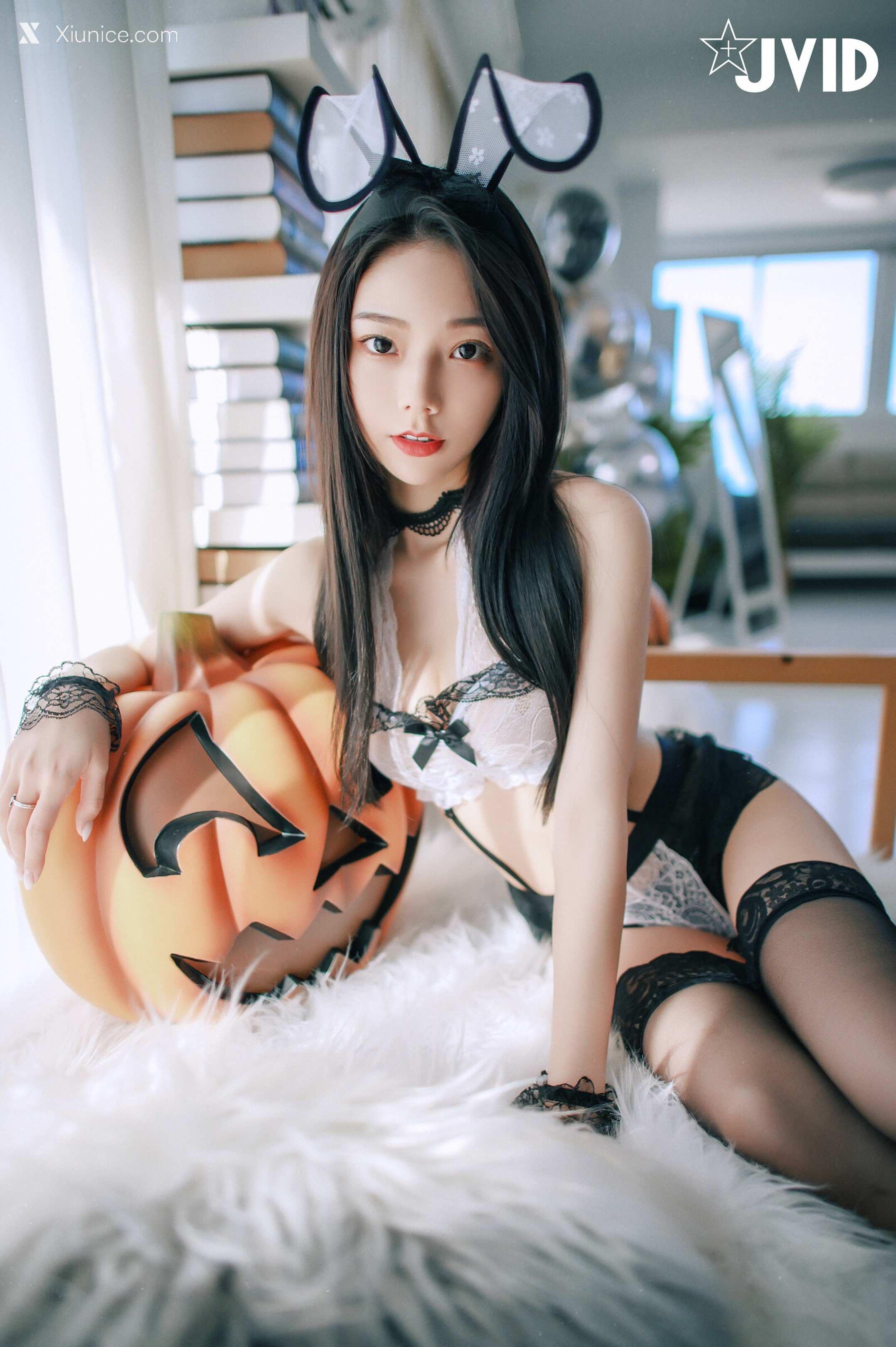 JVID Xiunice.com 啾啾 学妹化身恶魔兔兔 51