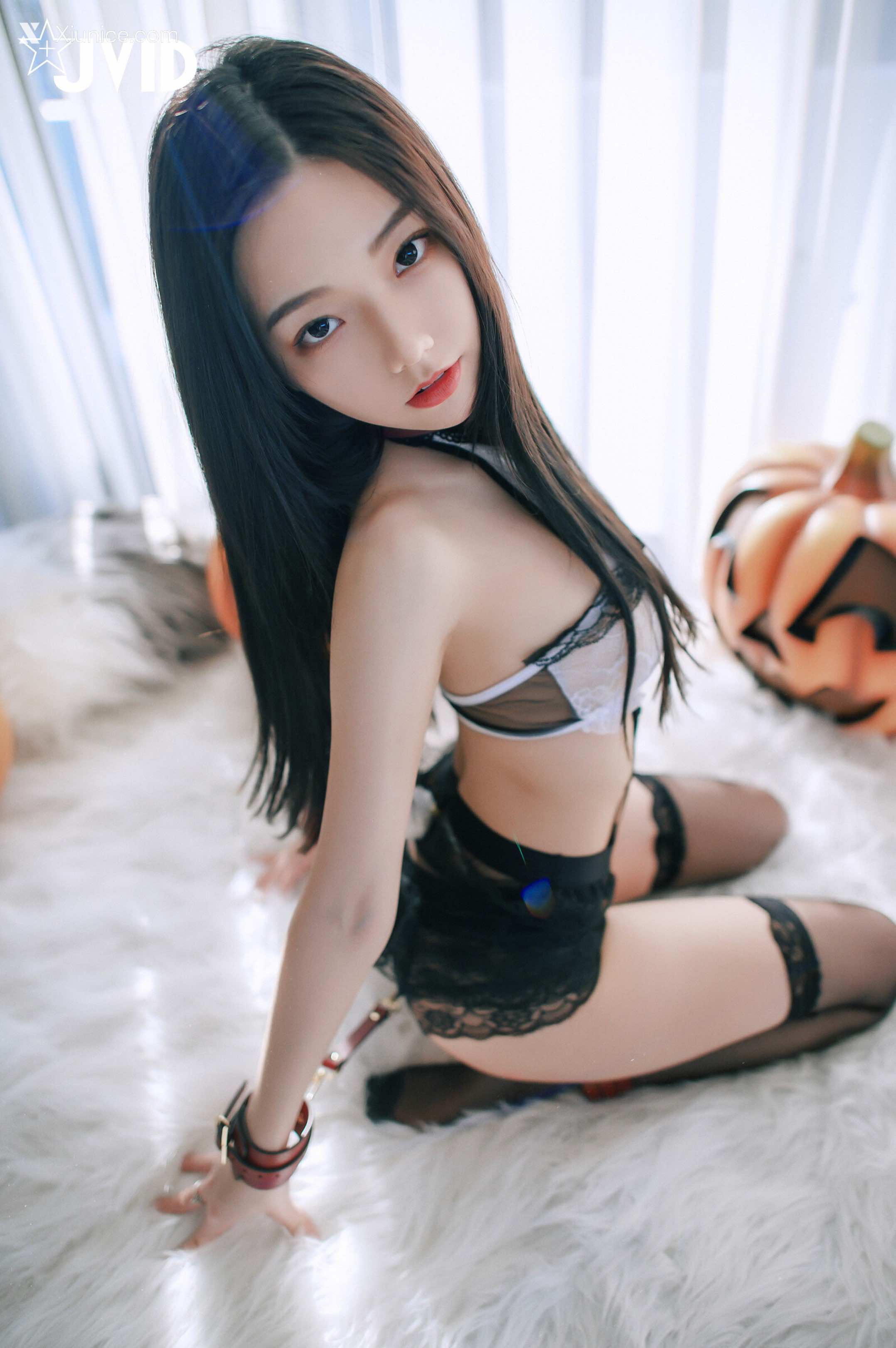 JVID Xiunice.com 啾啾 学妹化身恶魔兔兔 73