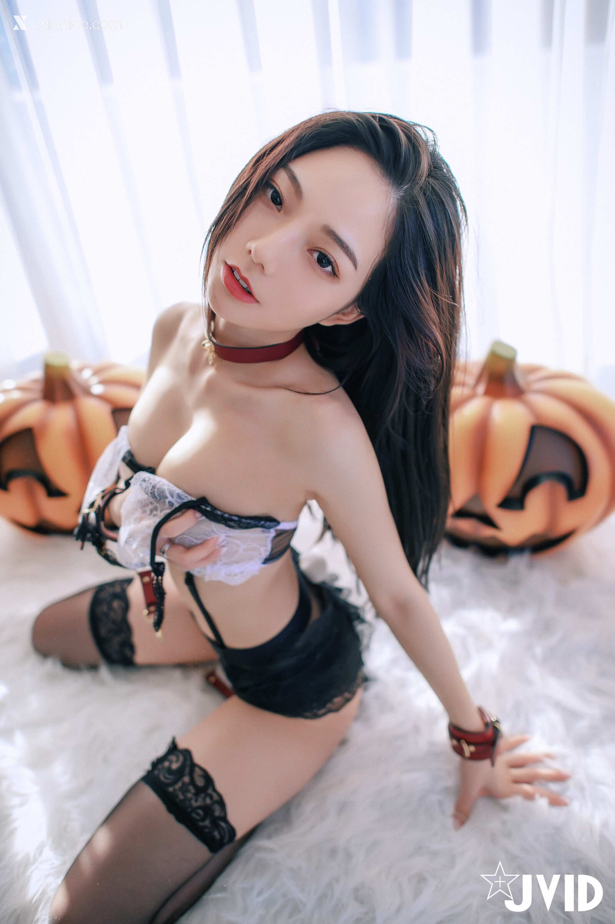JVID Xiunice.com 啾啾 学妹化身恶魔兔兔 8