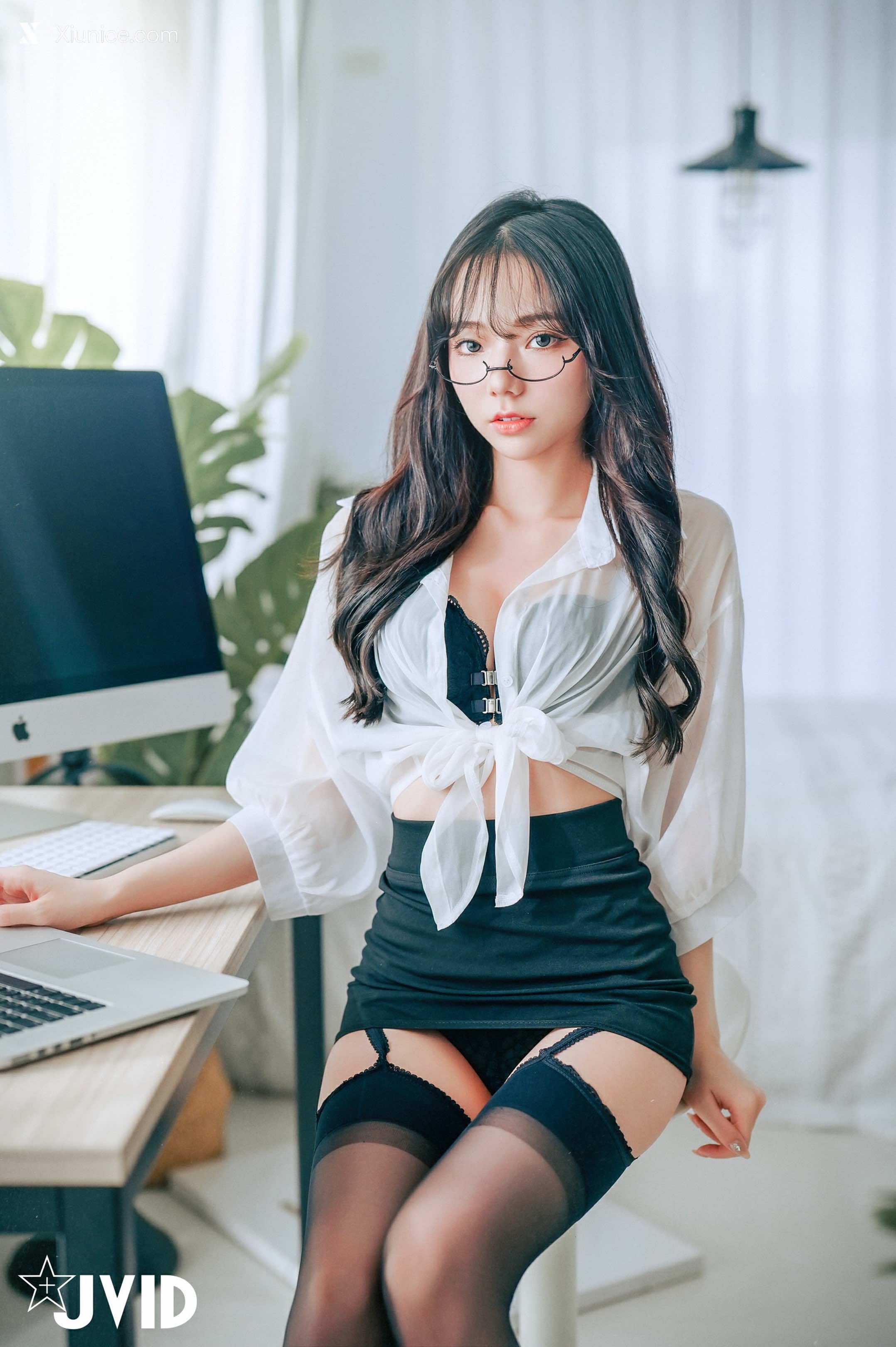 JVID Xiunice.com 啾啾 淫欲小秘書 12