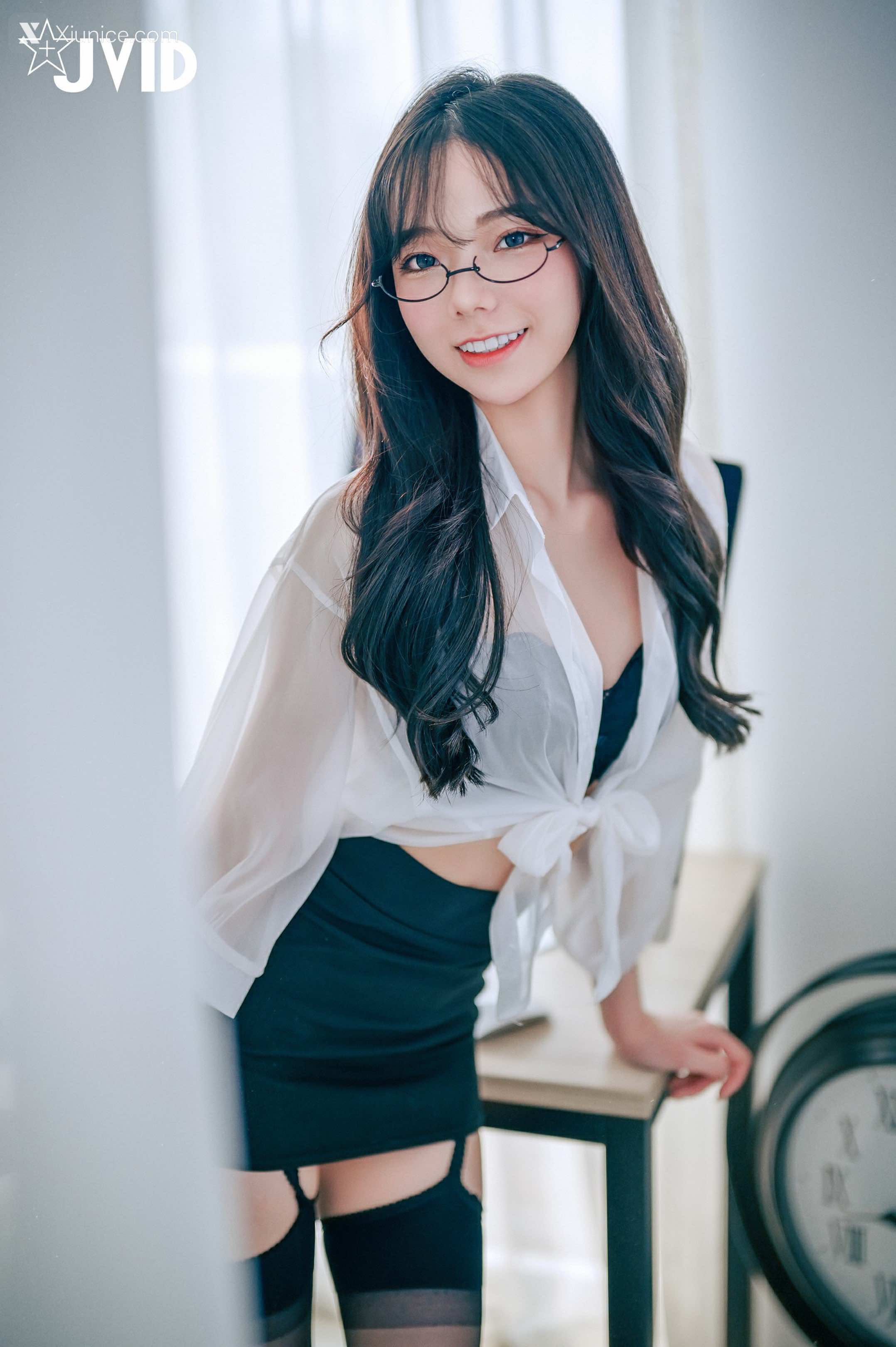 JVID Xiunice.com 啾啾 淫欲小秘書 161
