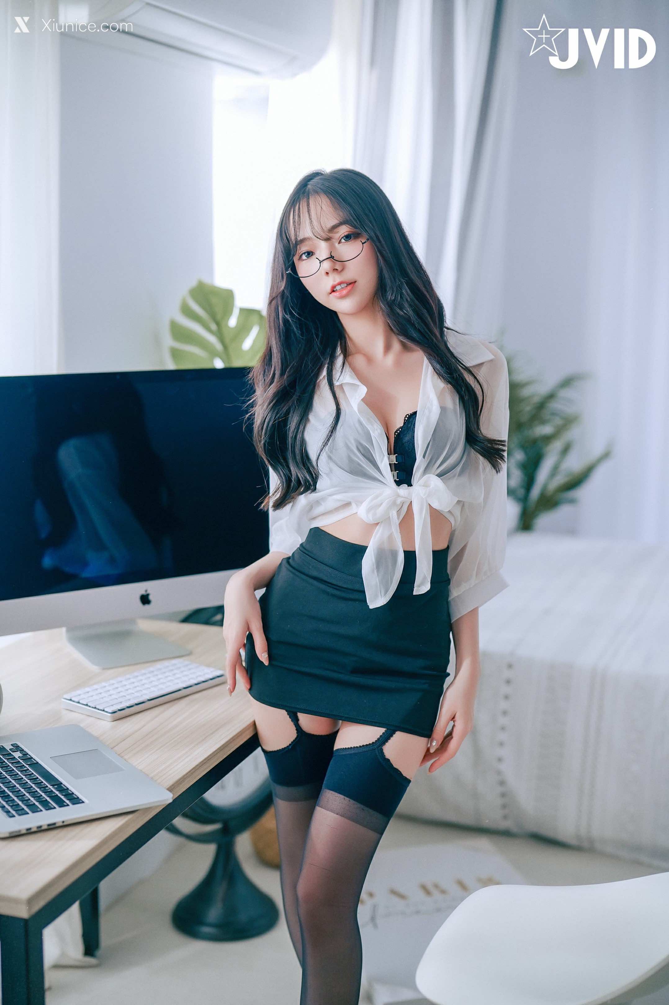 JVID Xiunice.com 啾啾 淫欲小秘書 91