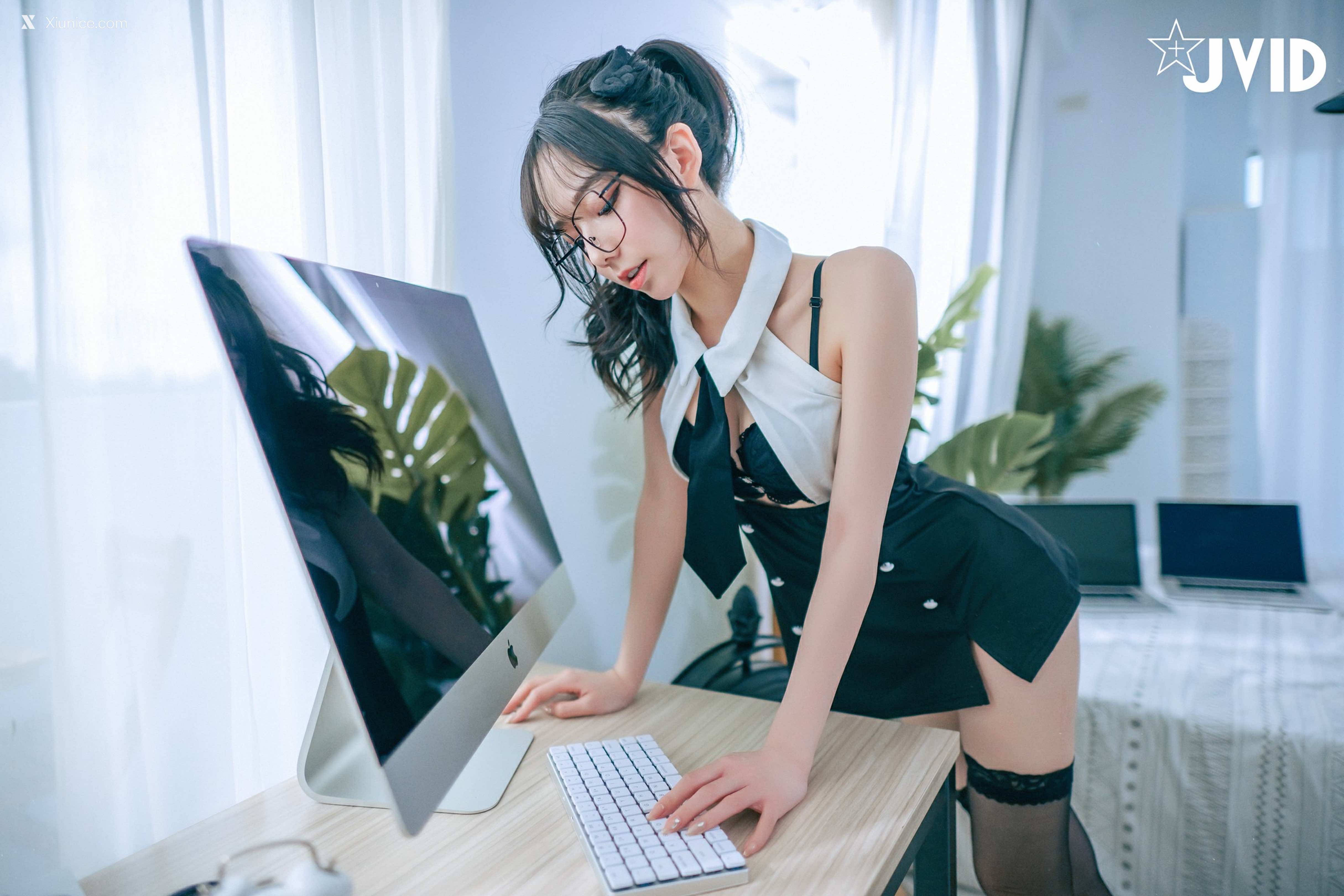 JVID Xiunice.com 啾啾 淫欲小秘書 94
