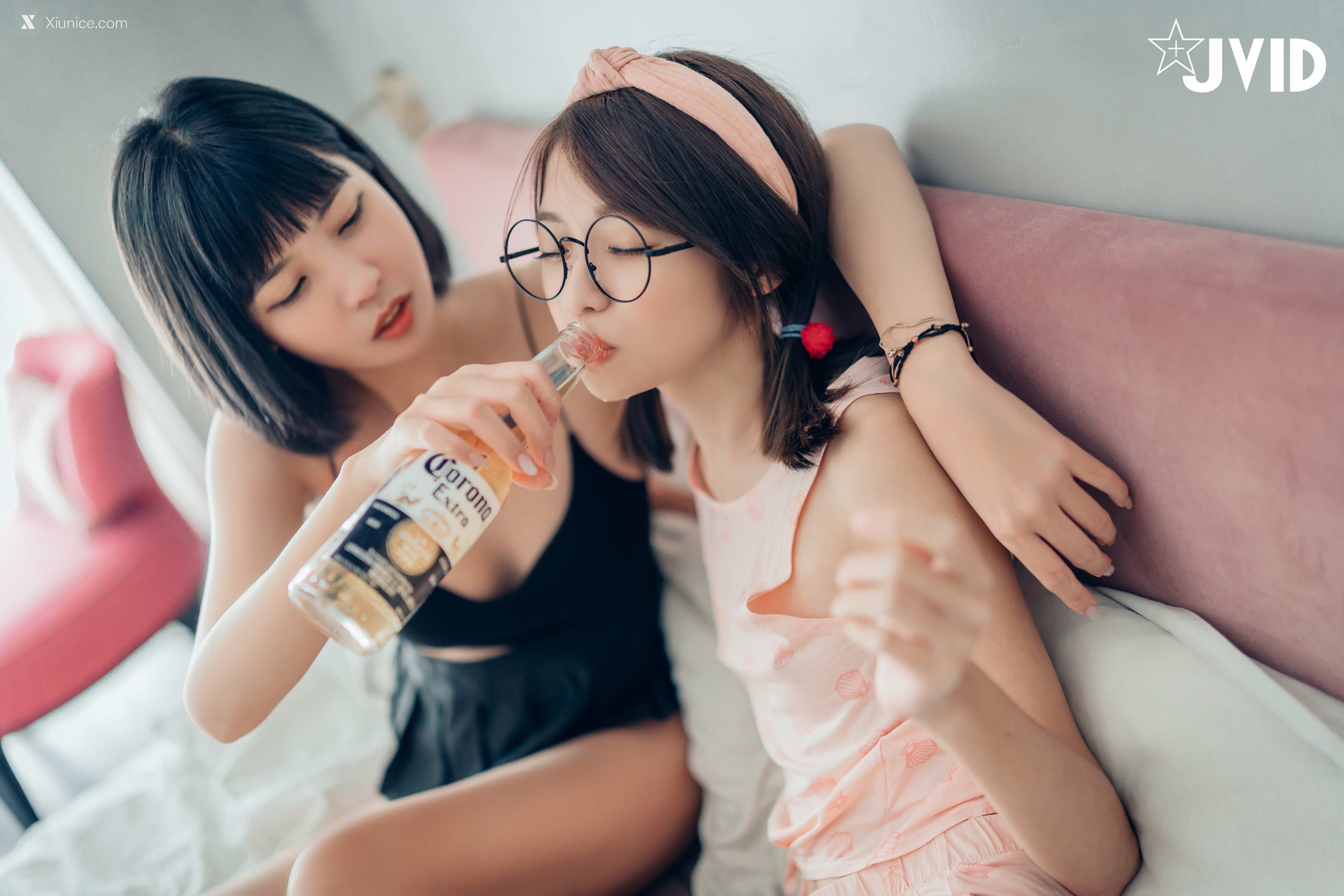 JVID Xiunice.com 果宝宝 & 妍妍 姐妹の体液 127