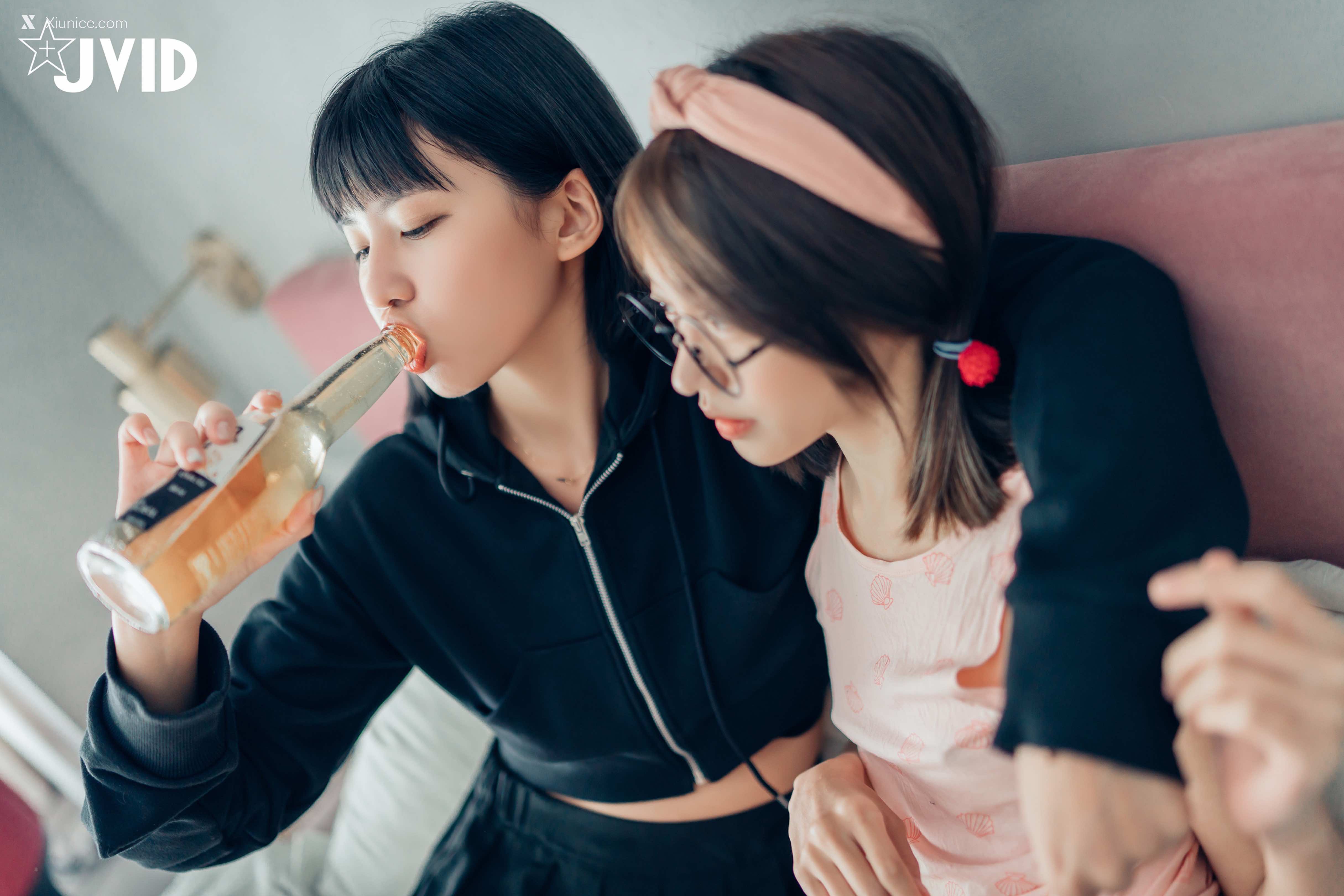 JVID Xiunice.com 果宝宝 & 妍妍 姐妹の体液 130