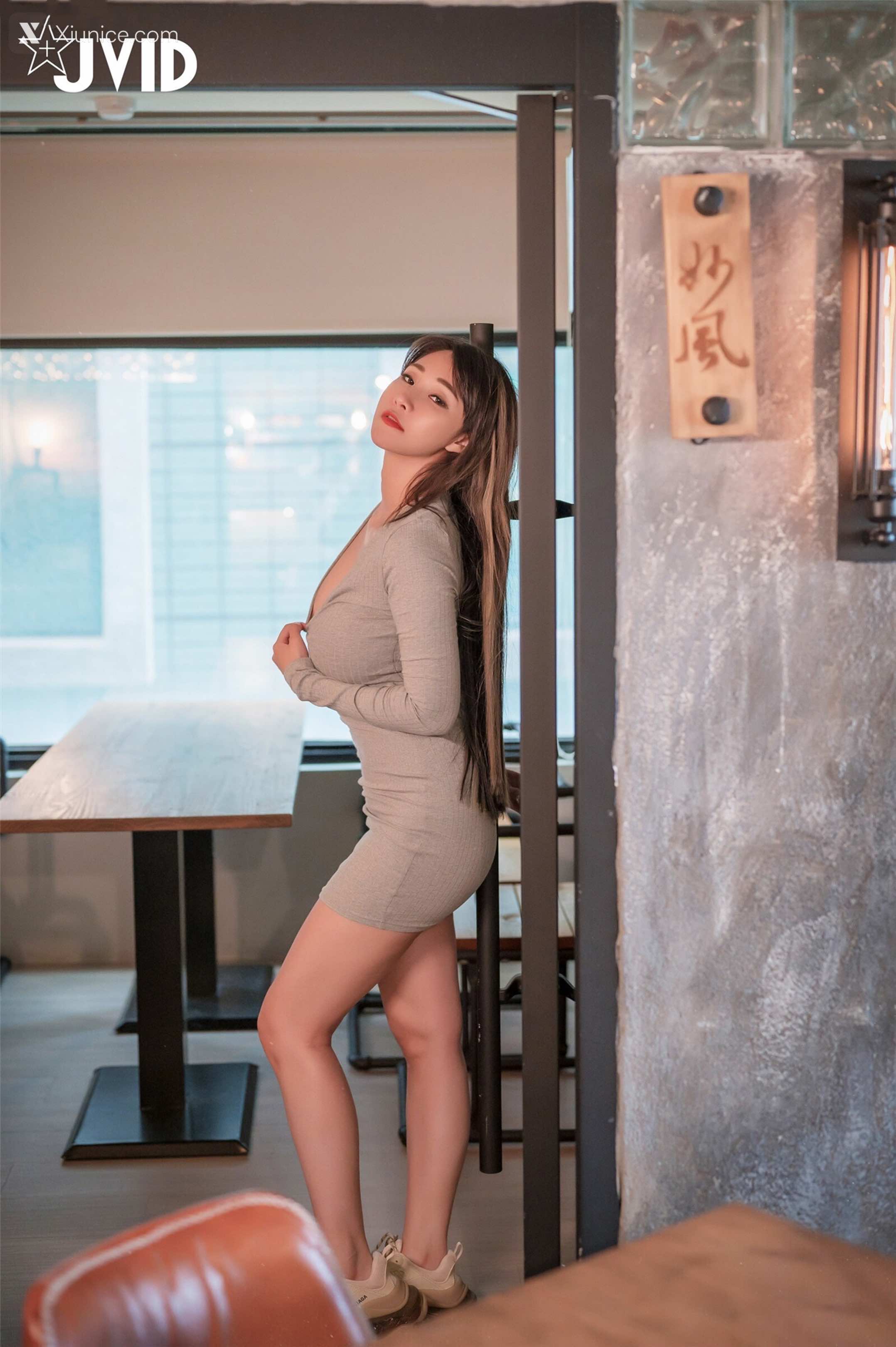 JVID Xiunice.com Lele 樂樂 Lonely Traveler Cafe 80