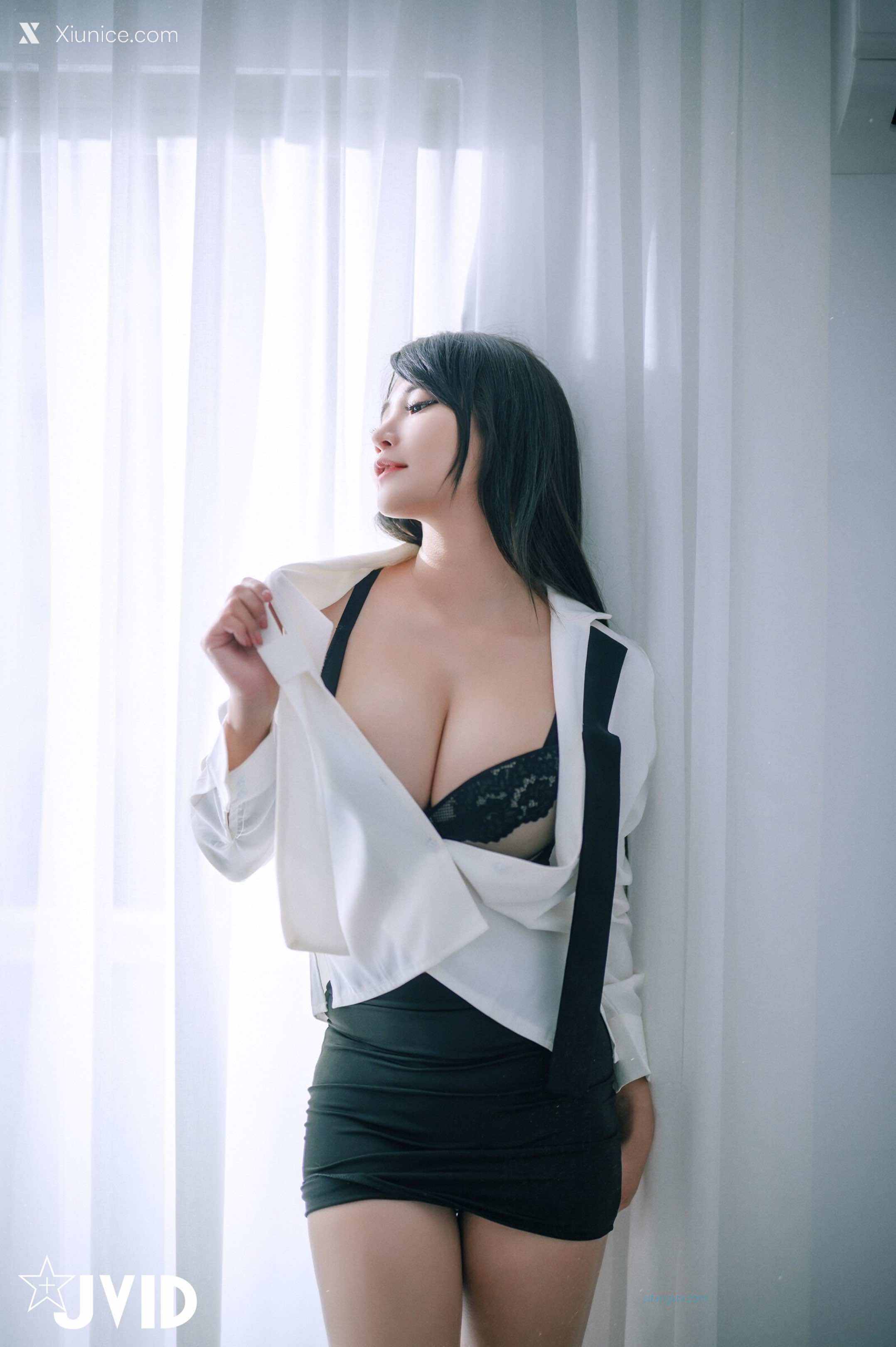 JVID Xiunice.com Lele 樂樂 Secretary Uniform 22