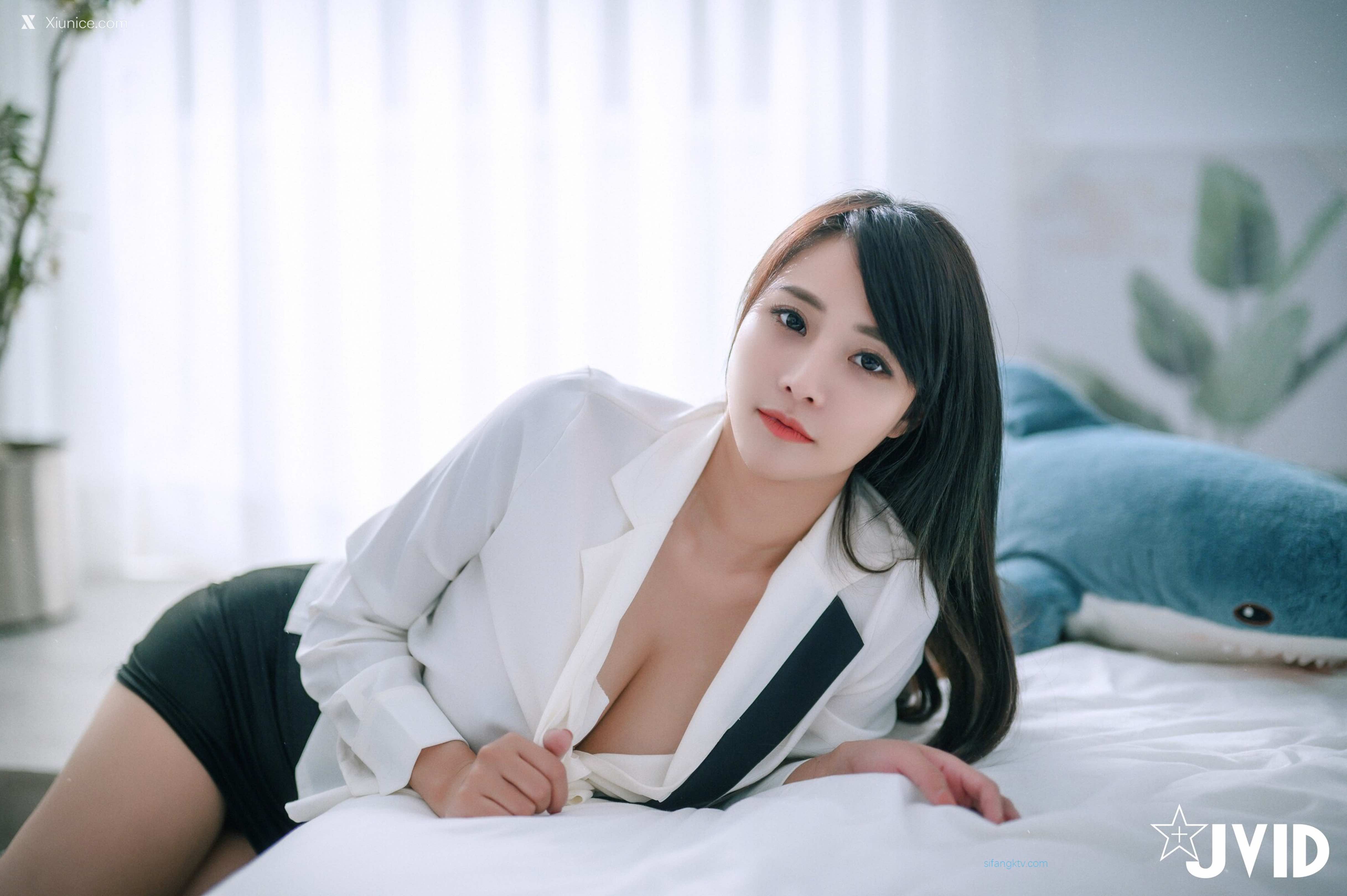 JVID Xiunice.com Lele 樂樂 Secretary Uniform 54