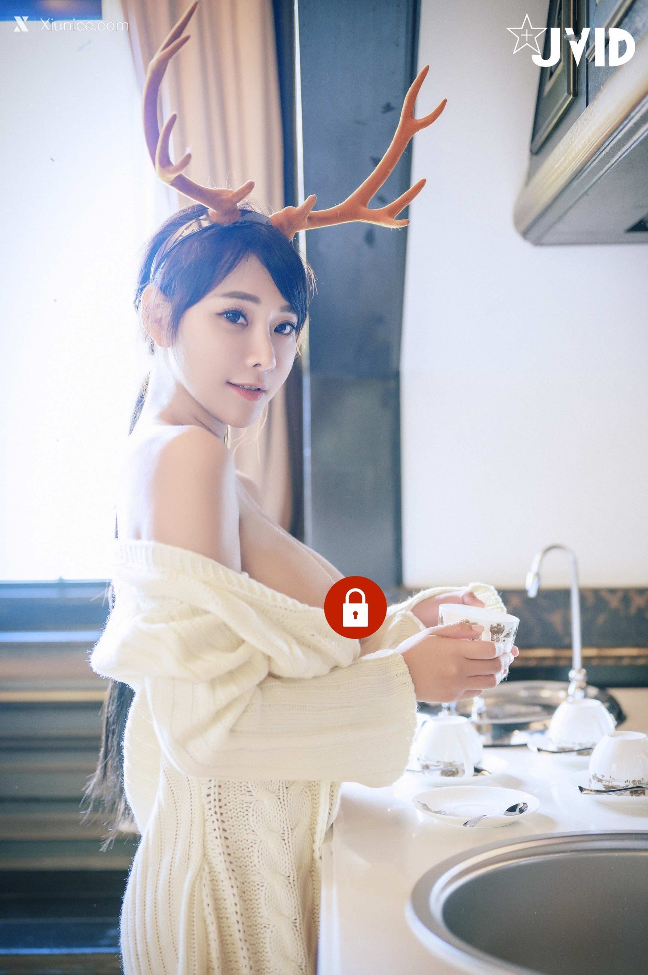 JVID Xiunice.com Lele 樂樂 Sexy Girl Of Santa 10