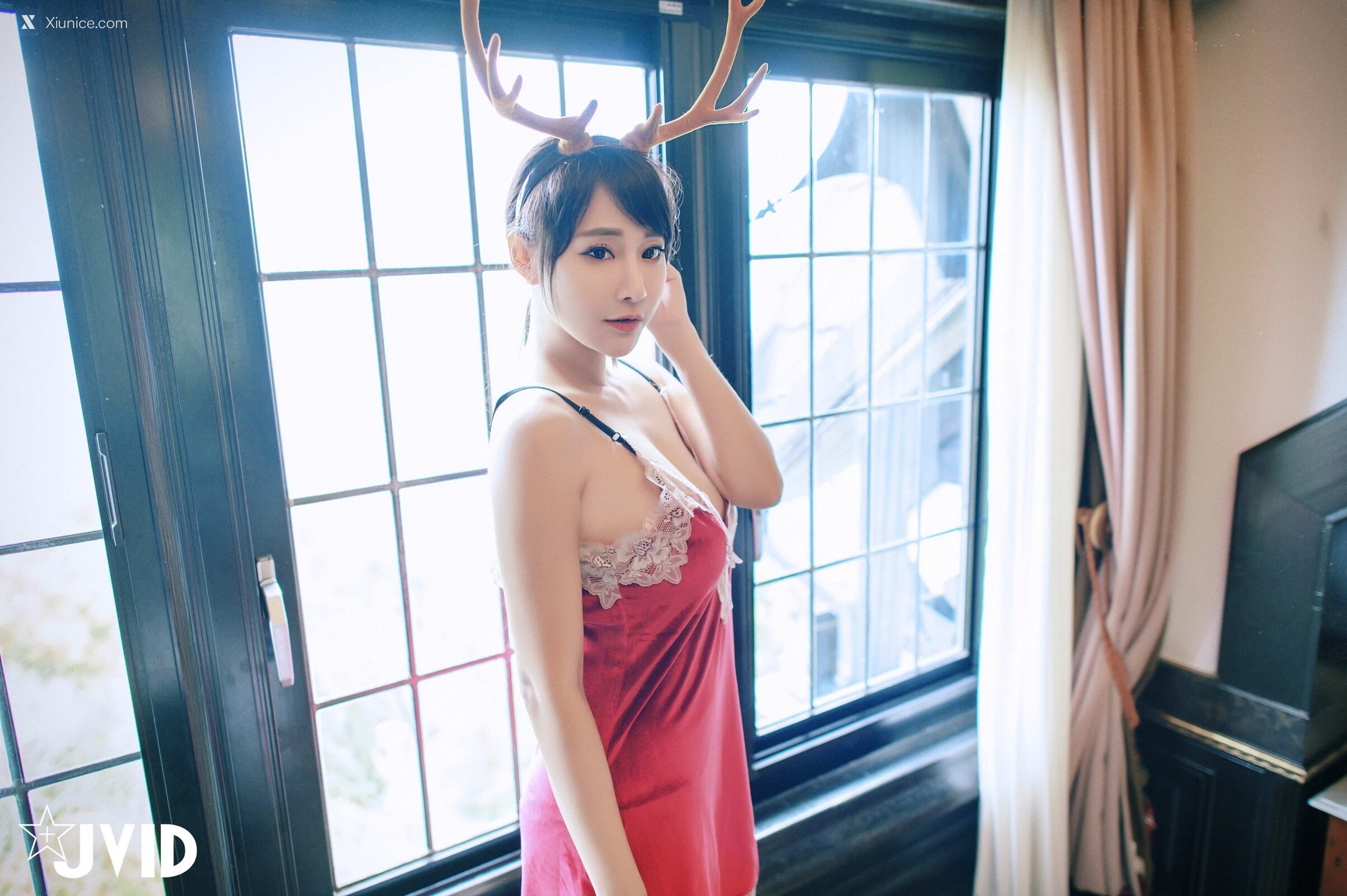 JVID Xiunice.com Lele 樂樂 Sexy Girl Of Santa 14