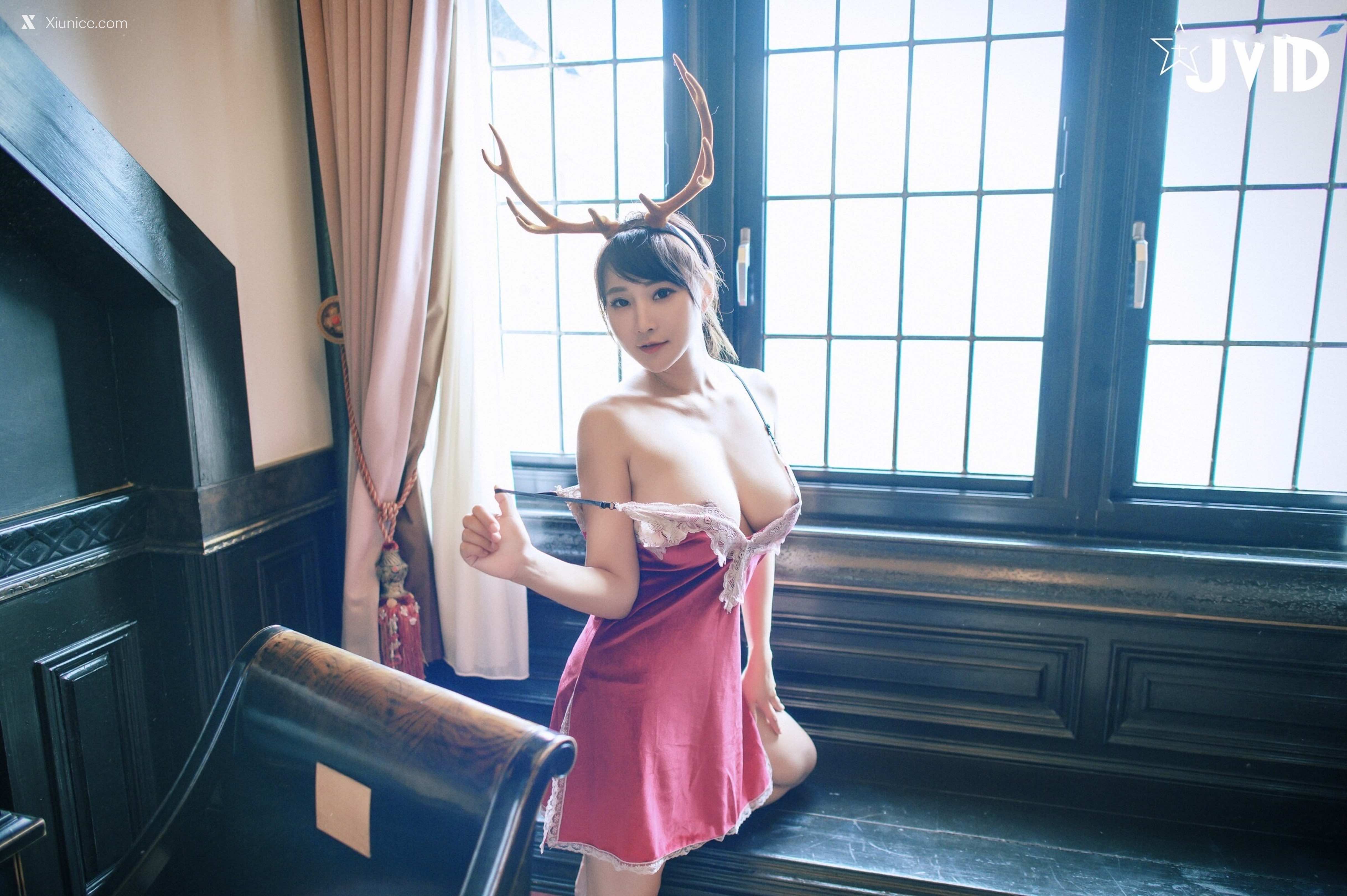 JVID Xiunice.com Lele 樂樂 Sexy Girl Of Santa 19