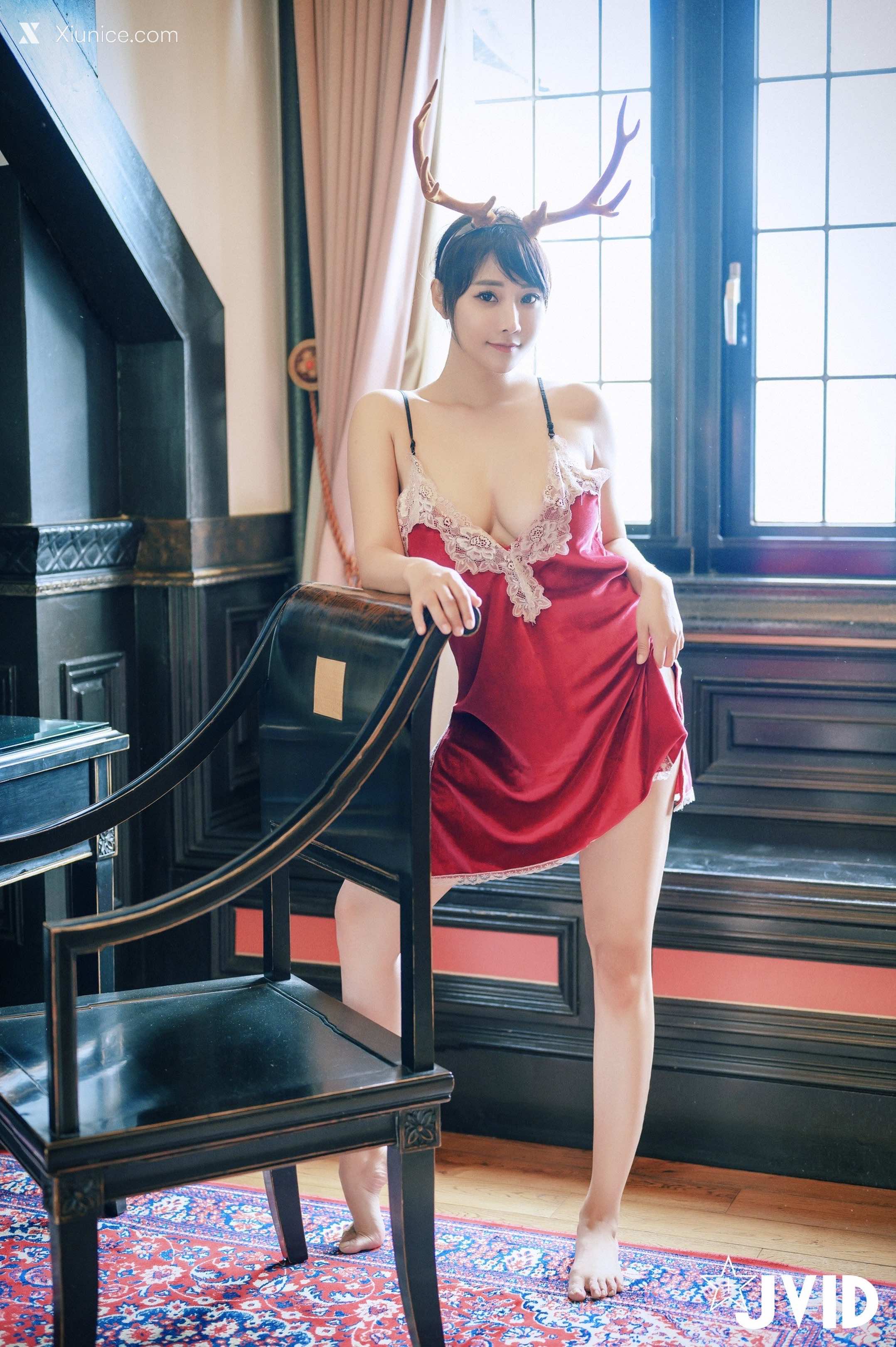 JVID Xiunice.com Lele 樂樂 Sexy Girl Of Santa 23