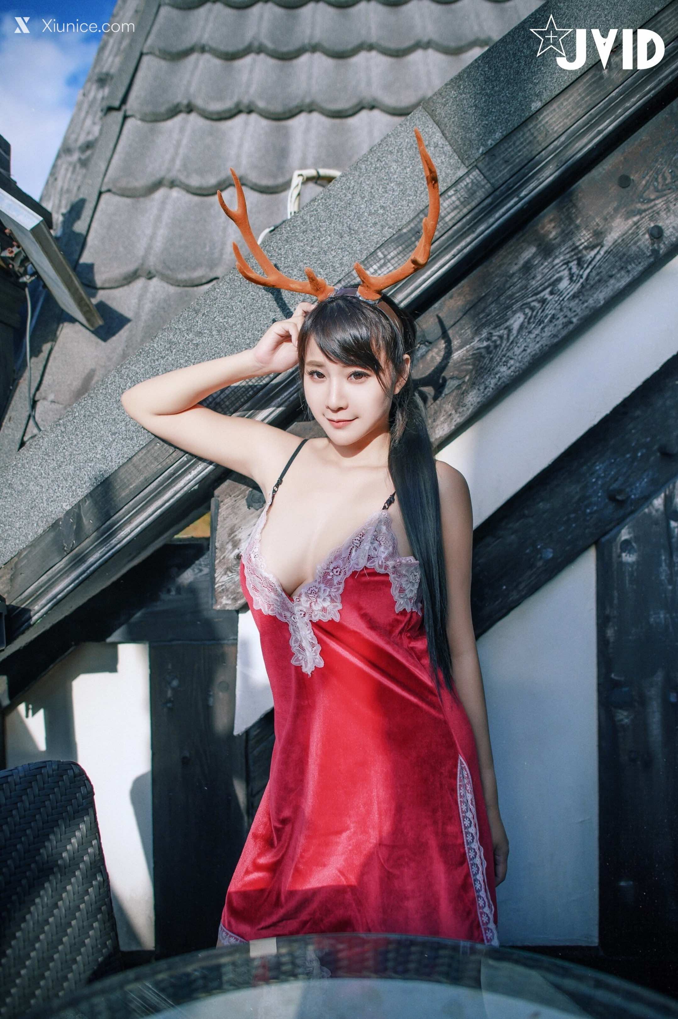 JVID Xiunice.com Lele 樂樂 Sexy Girl Of Santa 47
