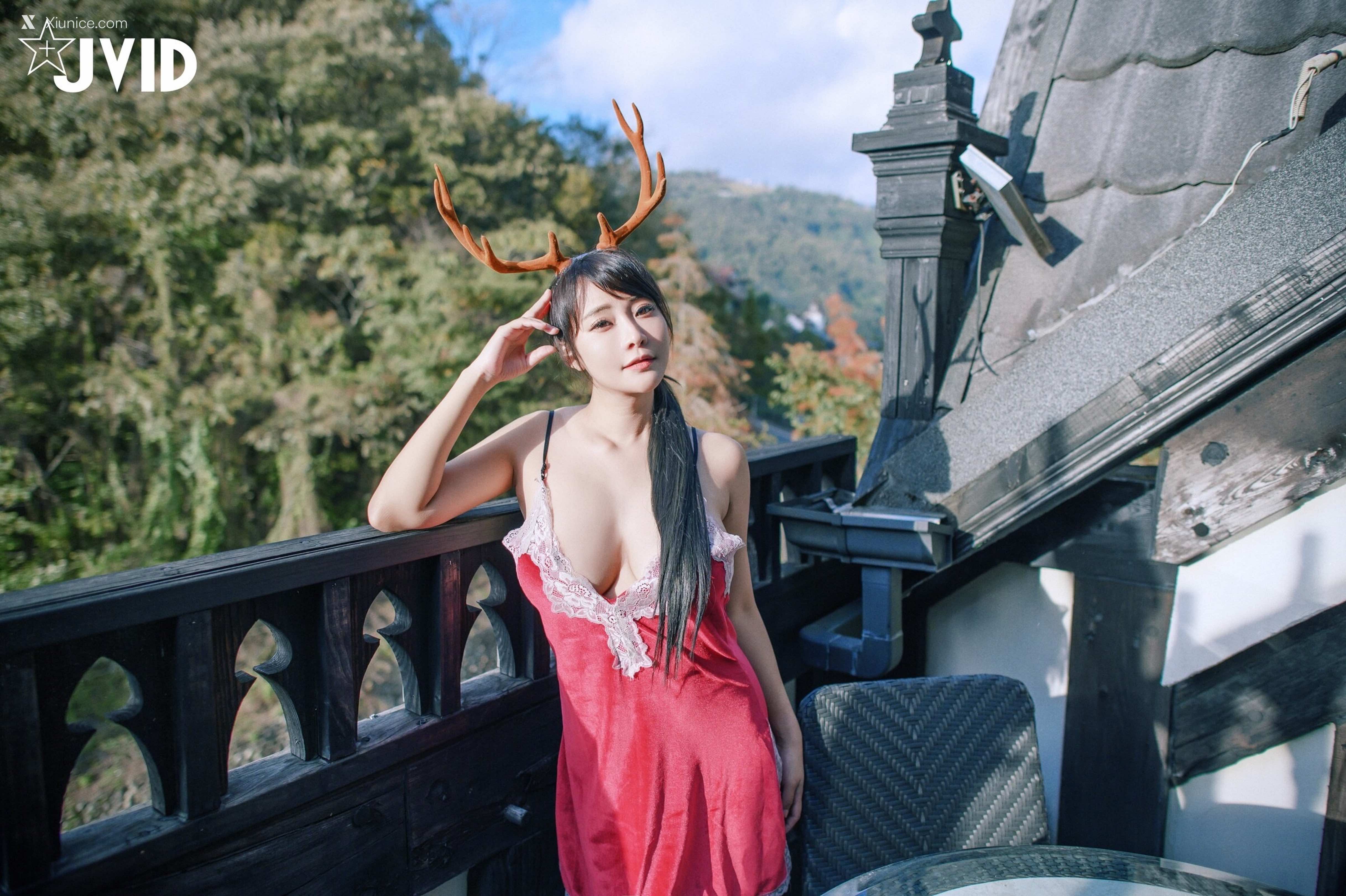 JVID Xiunice.com Lele 樂樂 Sexy Girl Of Santa 48