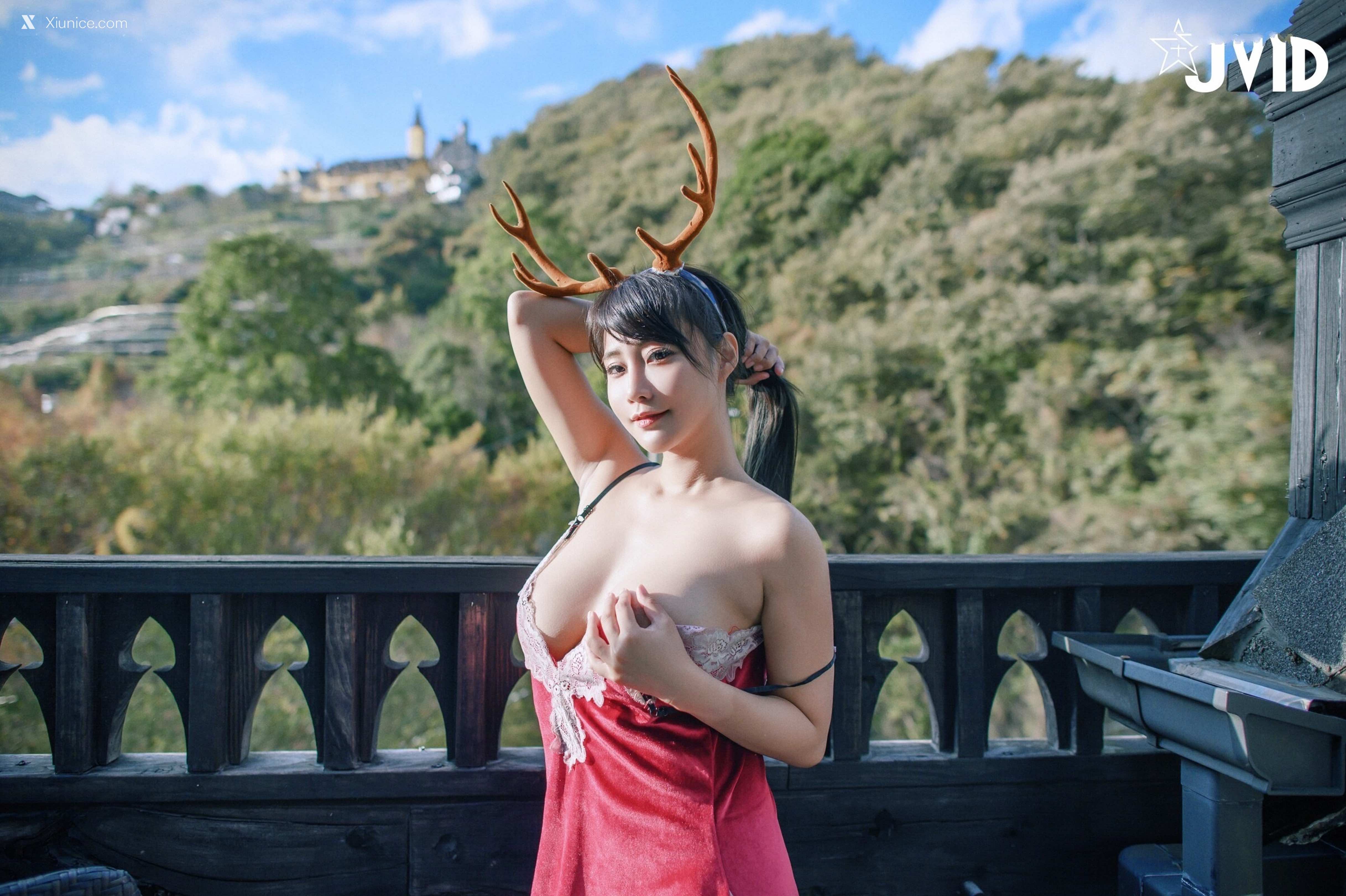 JVID Xiunice.com Lele 樂樂 Sexy Girl Of Santa 49