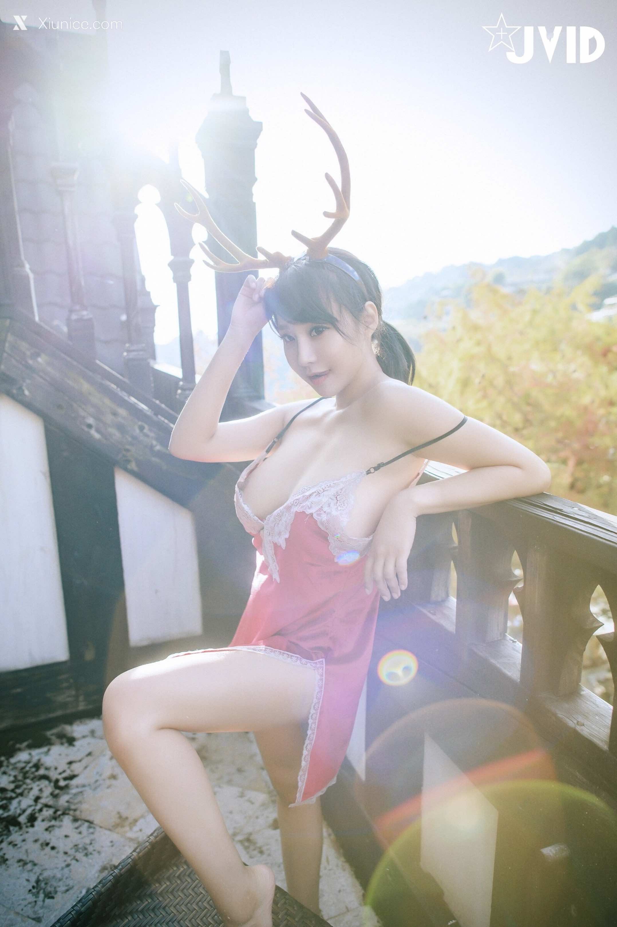 JVID Xiunice.com Lele 樂樂 Sexy Girl Of Santa 51