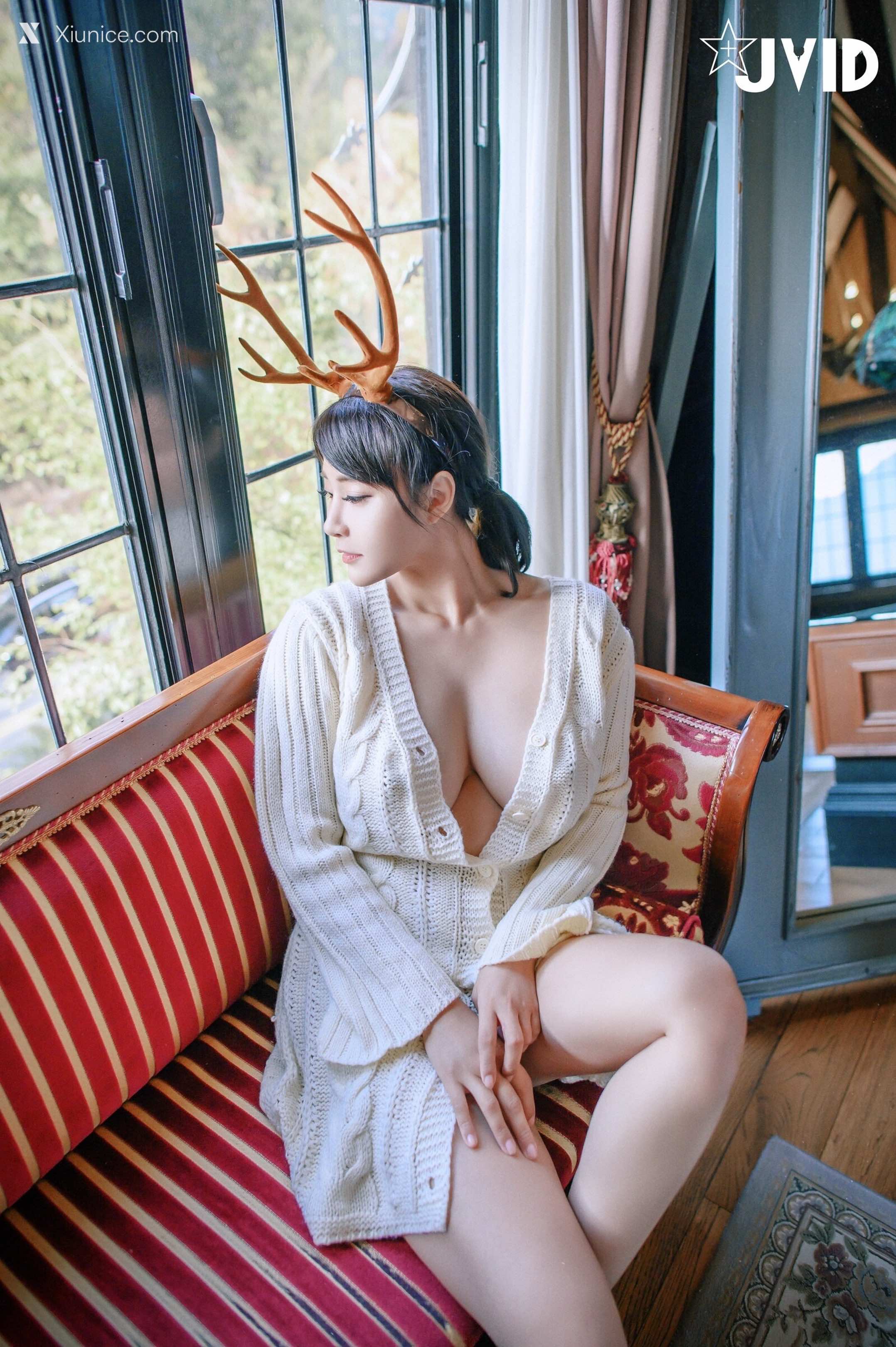JVID Xiunice.com Lele 樂樂 Sexy Girl Of Santa 63