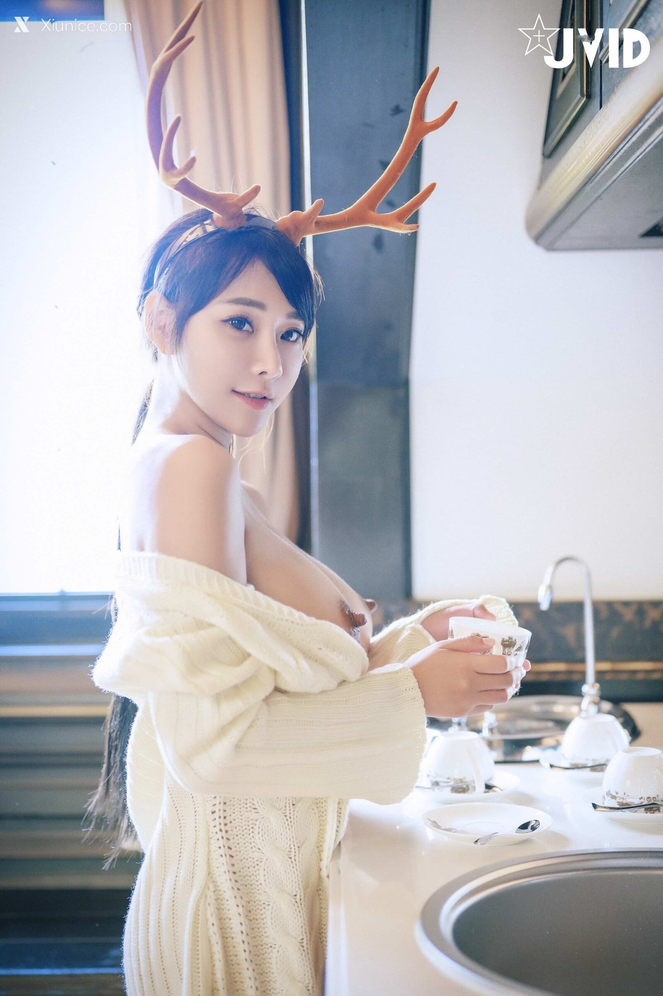 JVID Xiunice.com Lele 樂樂 Sexy Girl Of Santa 75