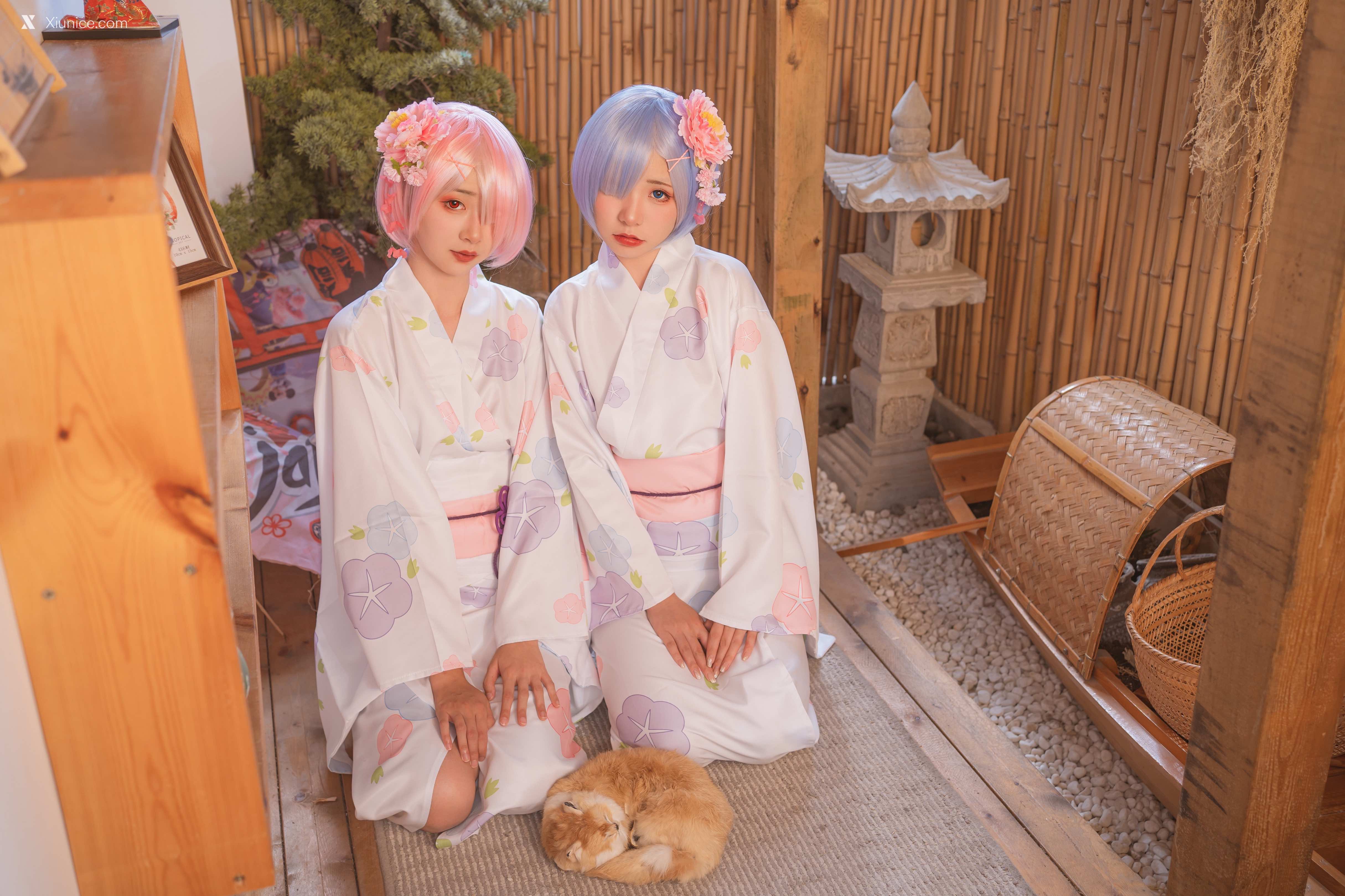 Nekokoyoshi Xiunice.com 双子拉姆蕾姆 14