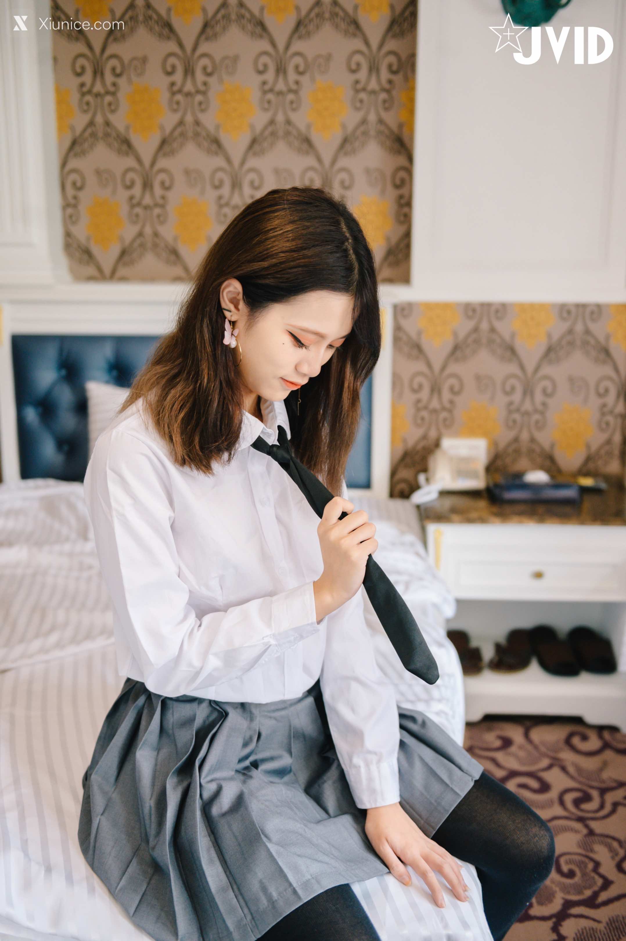 Xiunice.com JVID Han Fangyu 女學生歸來 26
